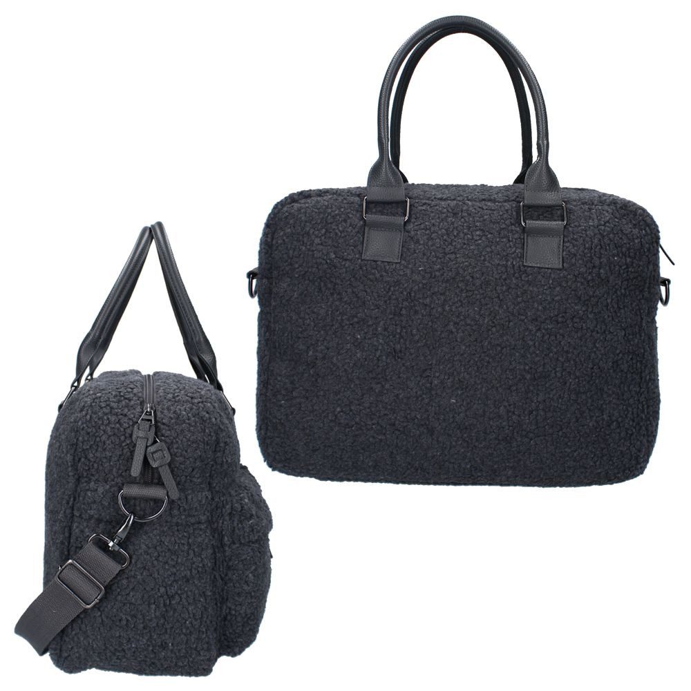 Vadobag Wickeltasche Große Graue Baby Teddy Wickeltasche mit Wickelunterlage Kidzroom – Bild 4 von 5