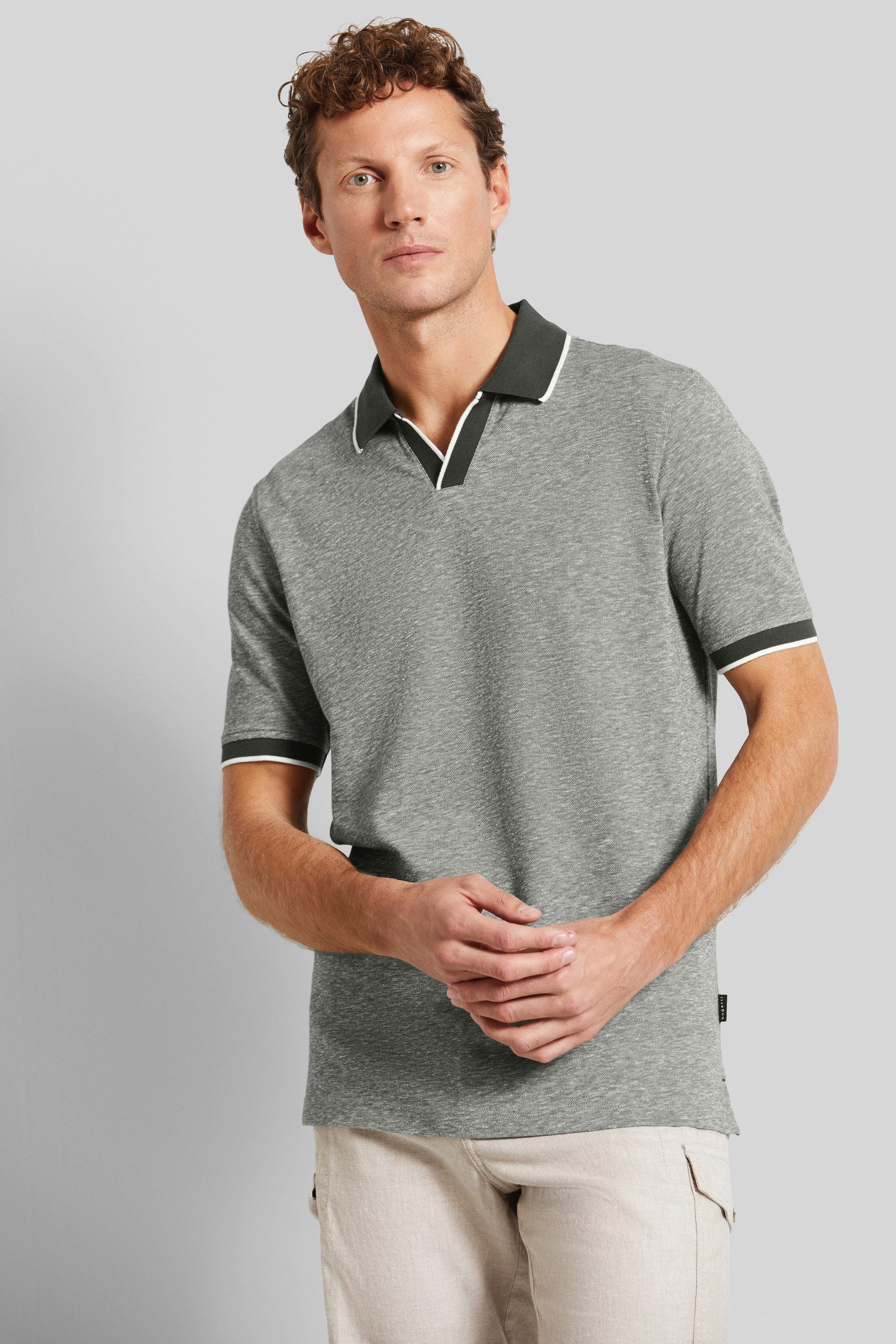 bugatti Poloshirt, mit Kontraststreifen günstig online kaufen