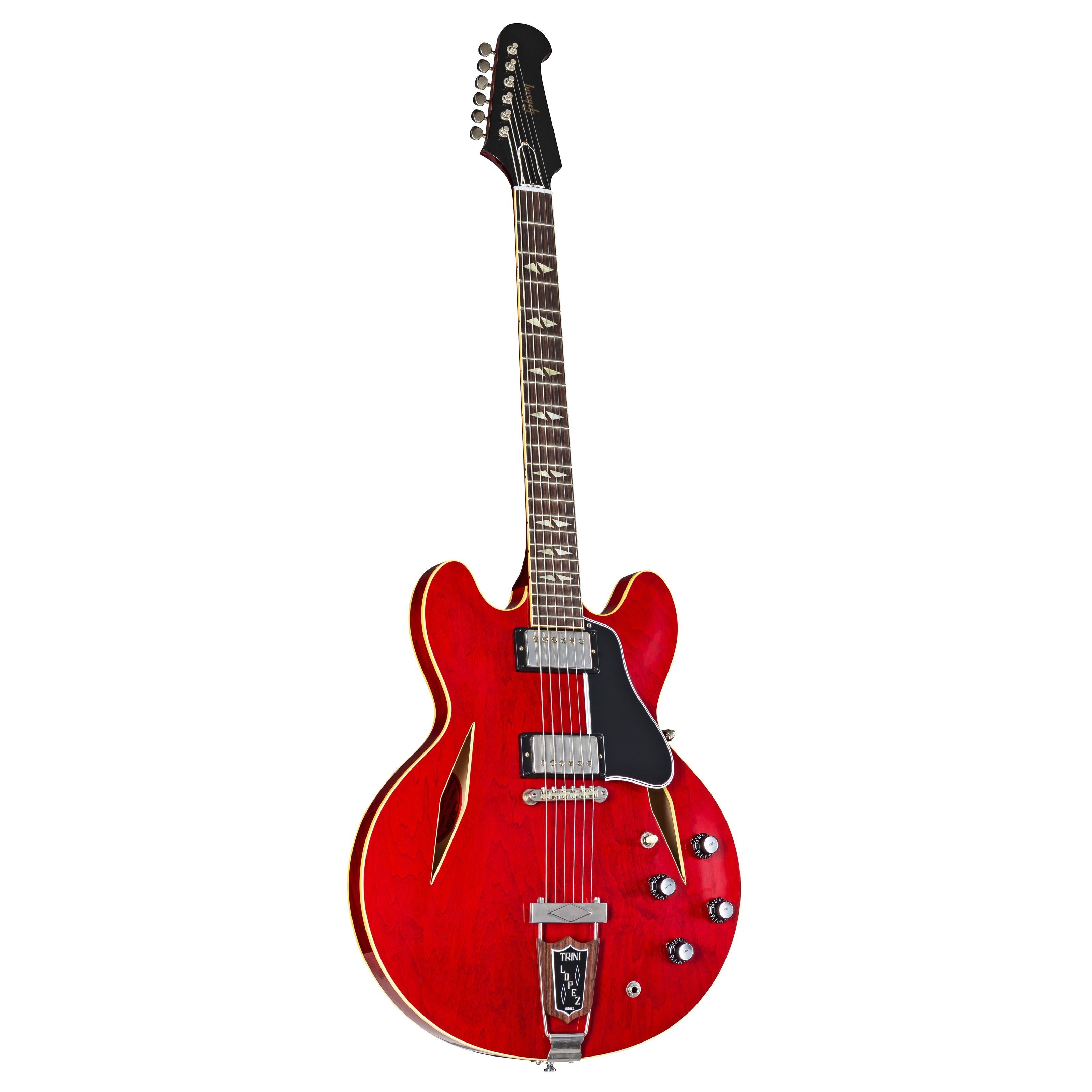Gibson Halbakustik-Gitarre, Halb-Akustik Gitarren, Custom-Shop, 1964 Trini Lopez Standard Reissue Sixties Cherry #130850 -