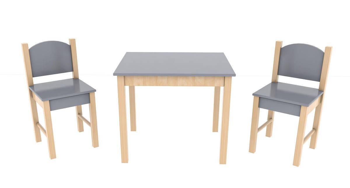 Coemo Kindersitzgruppe, (Set, 3-tlg), Kindersitzgruppe 1 Tisch 2 Stühle  online kaufen | OTTO