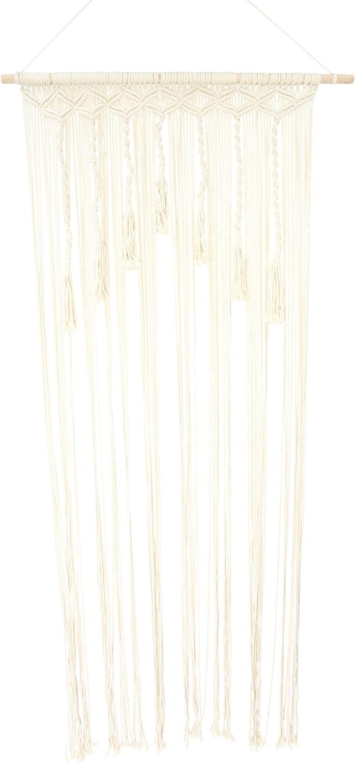 Dekoleidenschaft Türvorhang "Makramee" 90x200 cm im Boho Chic, aus 100% Pol günstig online kaufen