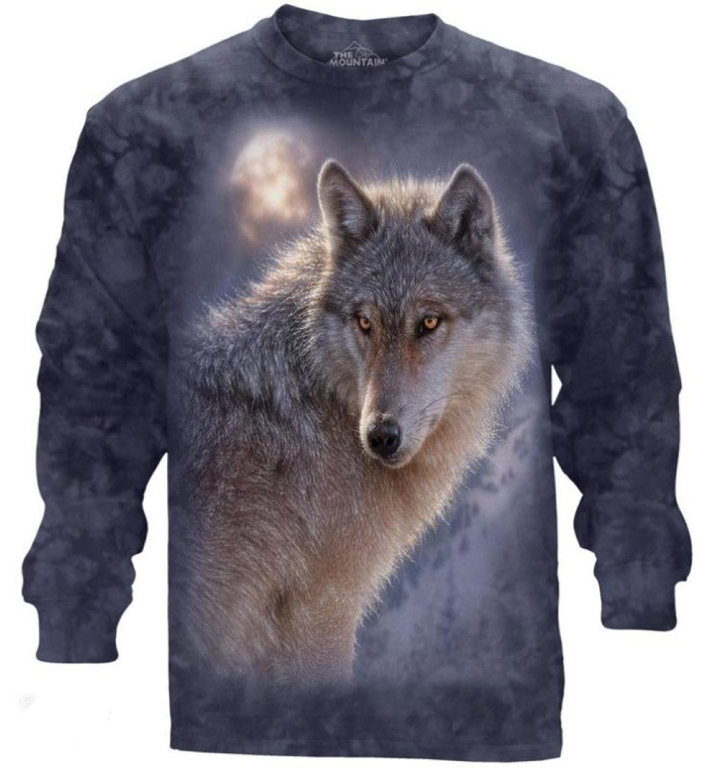The Mountain Langarmshirt Adventure Wolf
