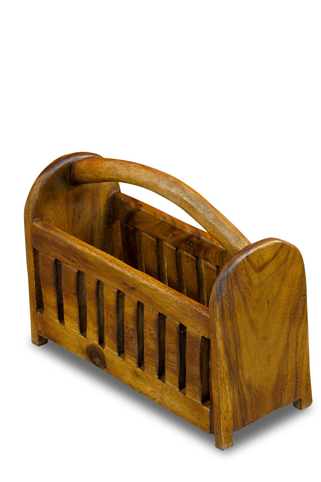 Kinaree Zeitungsständer Holz Zeitungsständer, Unikat, Naturprodukt, Handgef günstig online kaufen