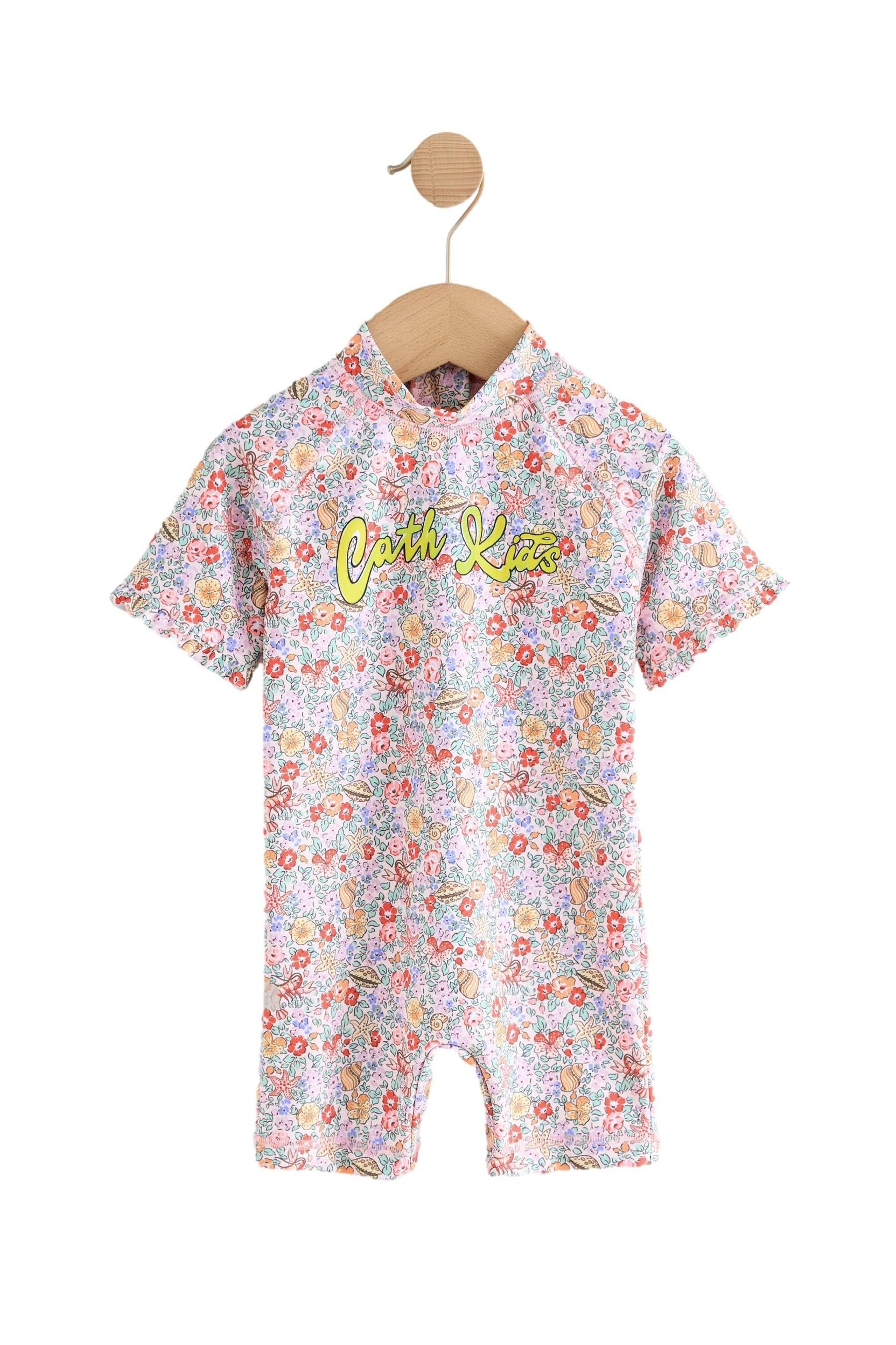 Badeanzug Cath Kidston Sunsafe-Badeanzug mit Blumen-Print