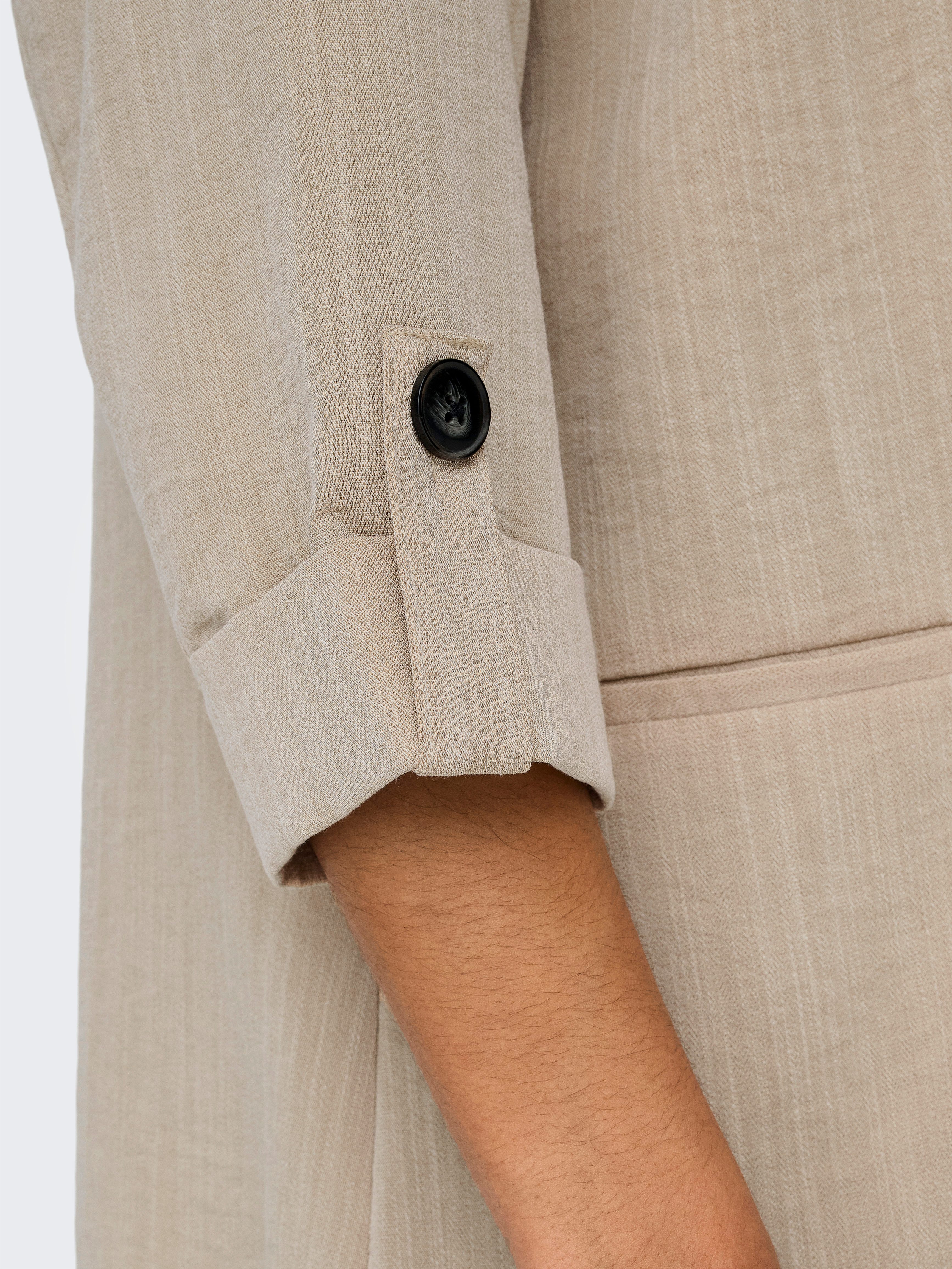 ONLY Kurzblazer ONLMARSA 3/4 BLAZER WVN NOOS mit Reverskragen