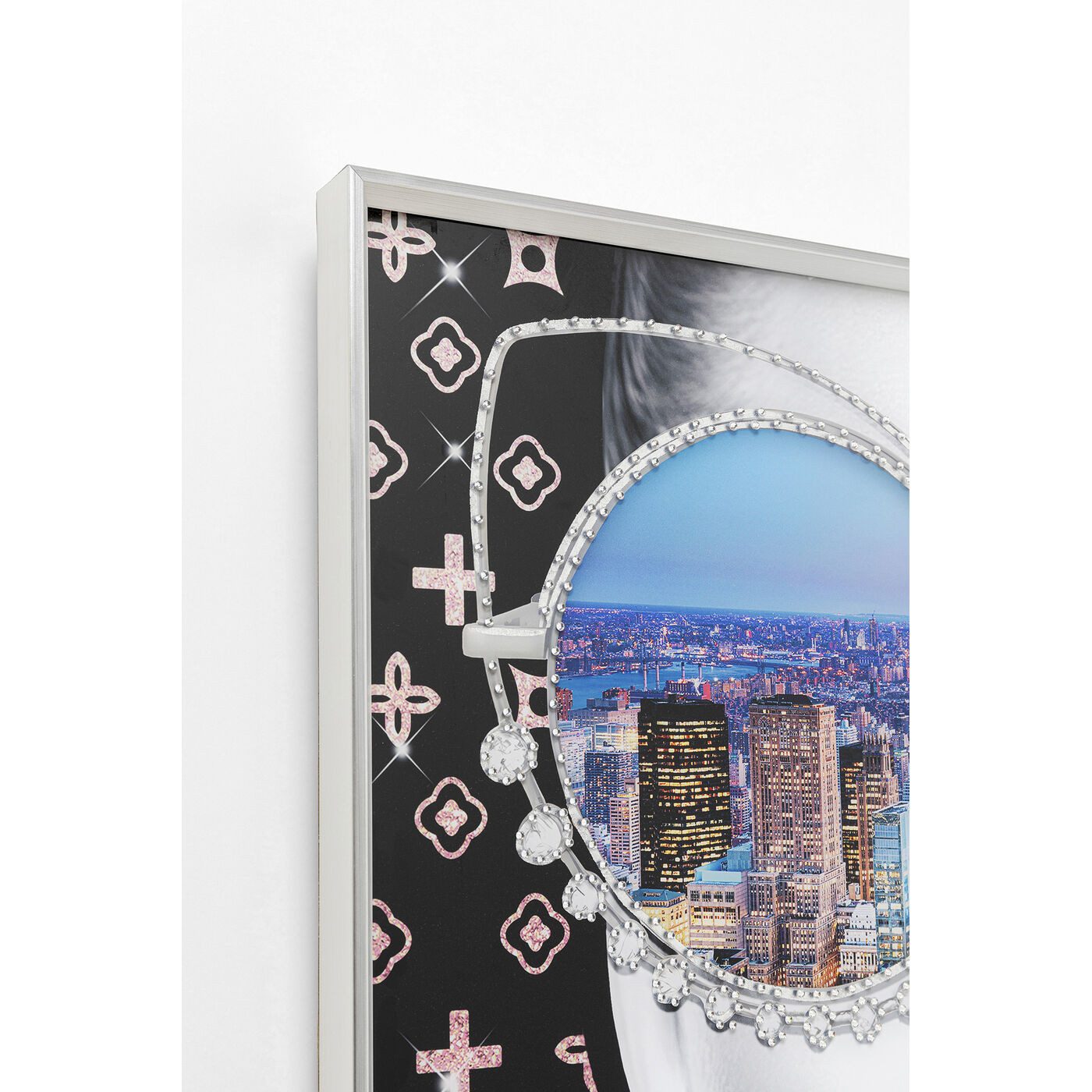Kare Design Glasbild NY View, Frau, günstig online kaufen