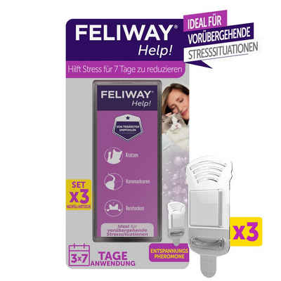 Feliway Katzenstreu FELIWAY Help Nachfüllset, mit 3 Pheromonkartuschen