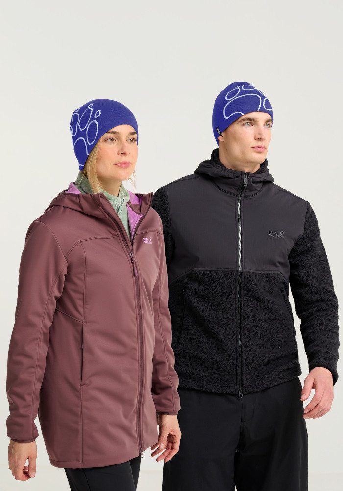 Jack Wolfskin Beanie PAW BEANIE Strickbeanie, warm, elastisch
