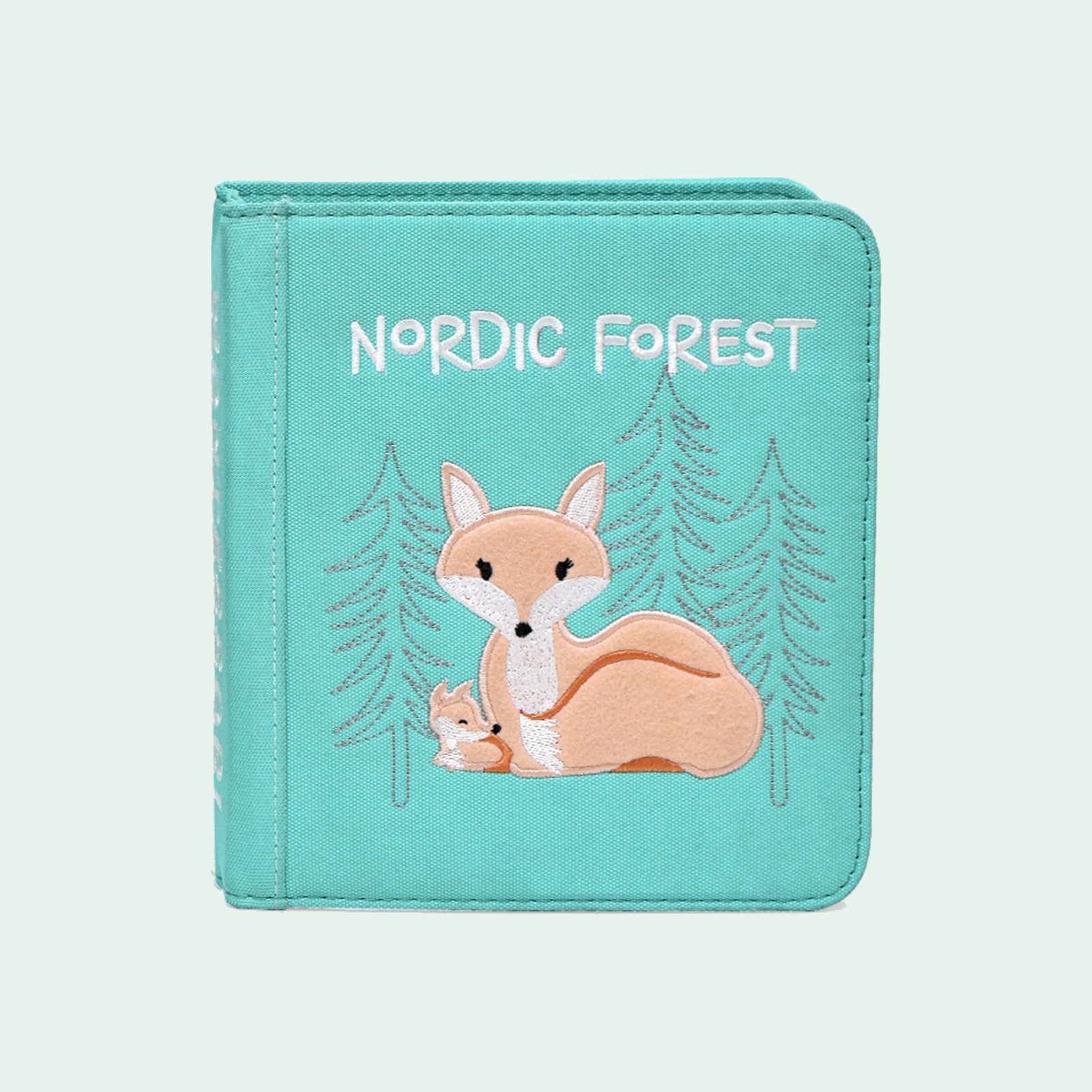 My First Book Lernspielzeug Montessori Quiet Book, Nordic Forest, Sensorik, Set inkl. Rucksack, Busy Book, Beschäftigung ab 1 Jahr, Reisespielzeug, Geschenk