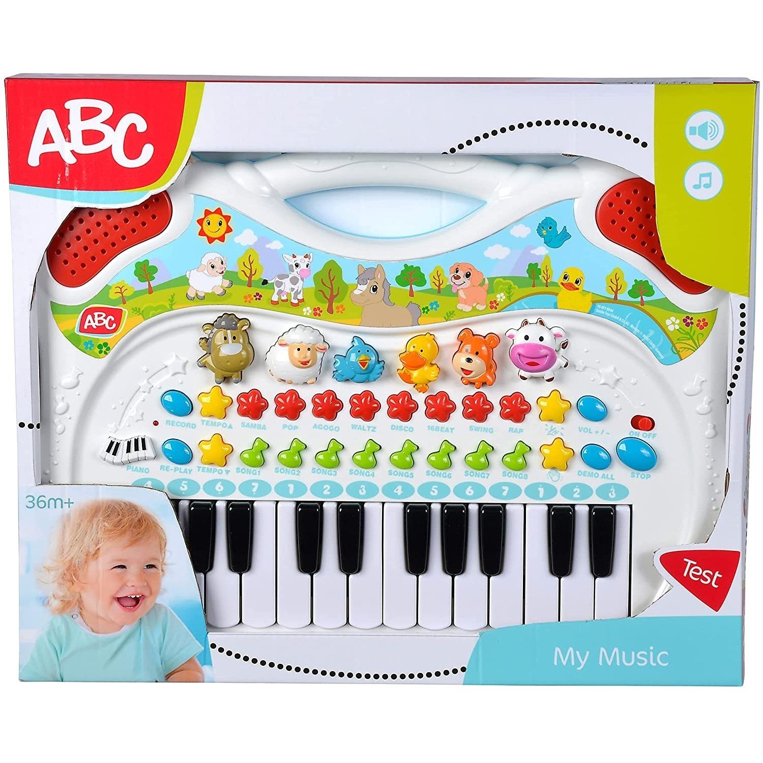 Simba Dickie Lernspielzeug 104010044 ABC Tier Keyboard günstig online kaufen