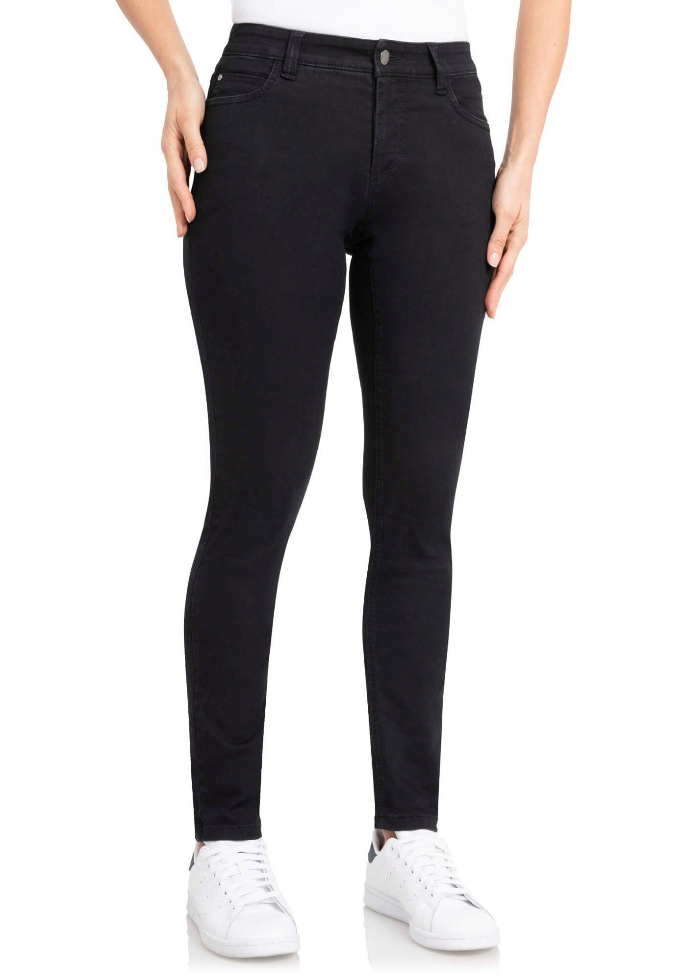 wonderjeans Skinny-fit-Jeans niedrige Leibhöhe Schmaler Skinny-Fit in hochelastischer Qualität