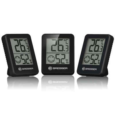 BRESSER Hygrometer ClimaTemp Thermo-Hygrometer Indikator 3er Set