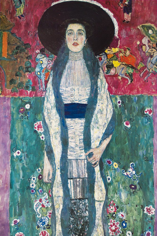 1art1 Poster Gustav Klimt Kunstdruck Bild - Adele Bloch Bauer, 1912 (180 x 120 cm)