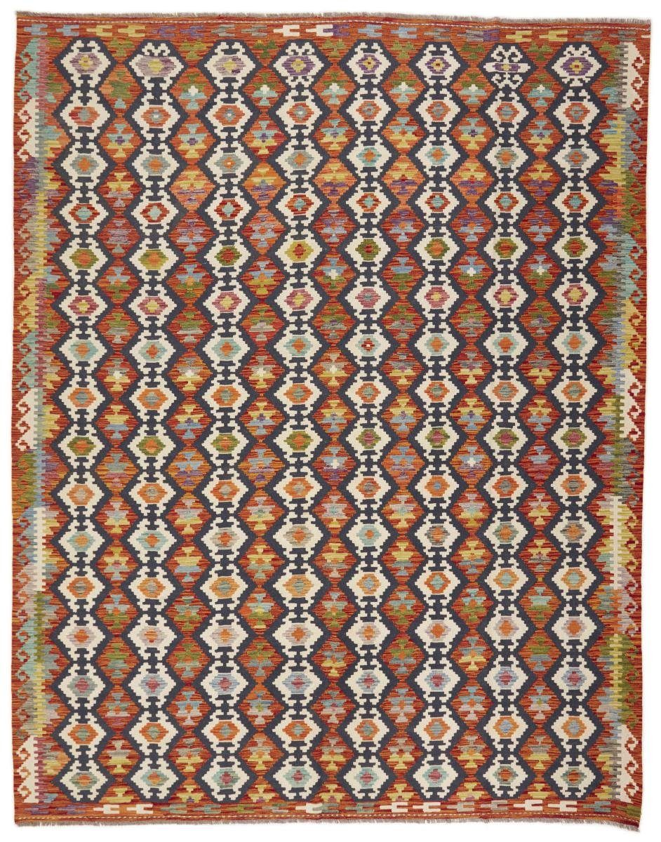 Orientteppich Kelim Afghan 304x385 Handgewebter mm Nain Orientteppich, Trading, 3 Höhe: rechteckig