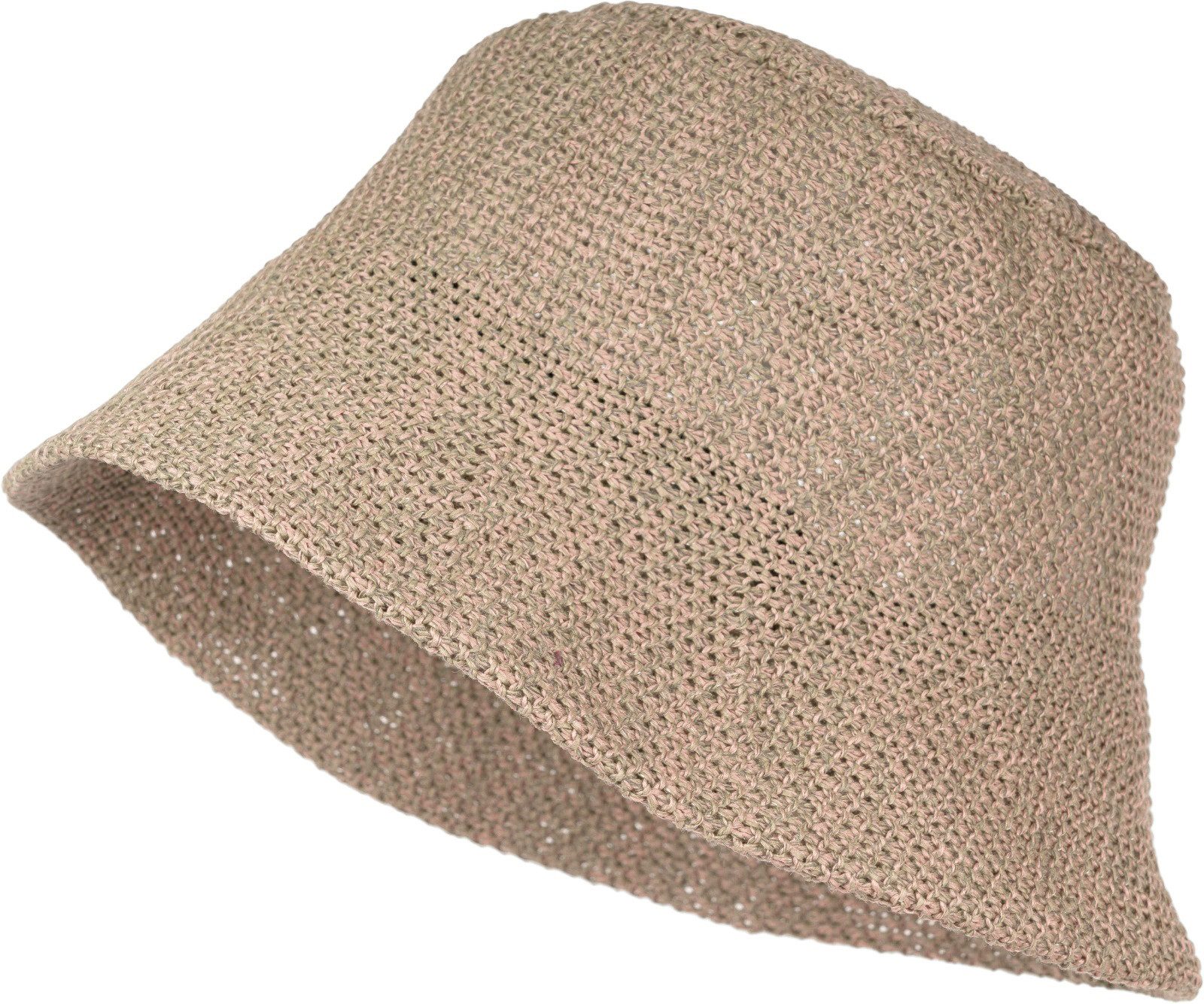 styleBREAKER Fischerhut Fischerhut aus Papierstroh - Knautschhut (1-St)