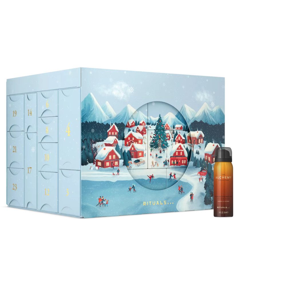 Rituals Adventskalender Rituals Adventskalender Deluxe 2025 + Alchemy Duschgel 50ml (25-tlg), Luxus-Adventskalender mit Alchemy Duschgel in Reisegröße (50 ml)