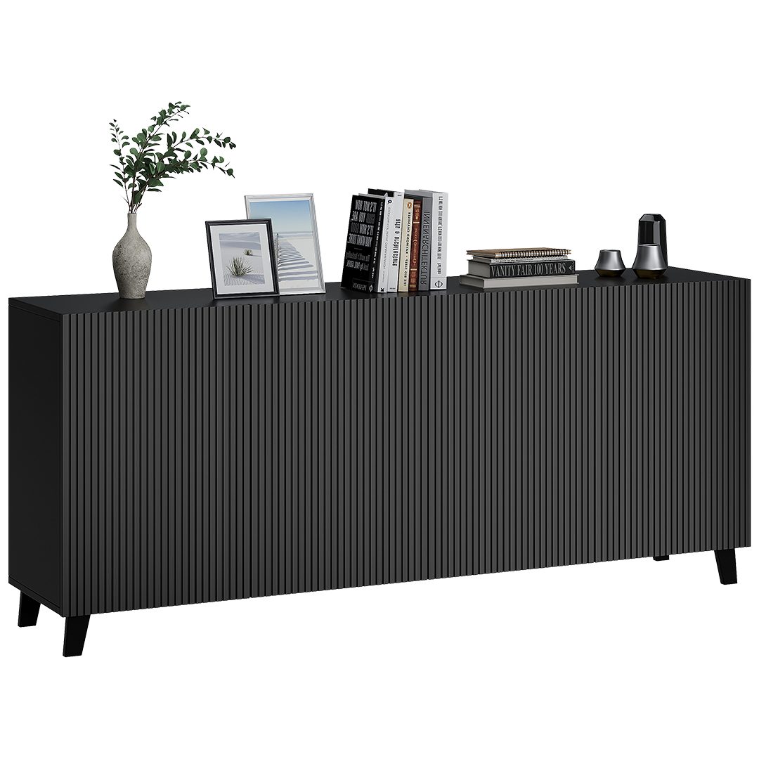 Bellamio TV-Schrank Tana in schwarz Sideboard günstig online kaufen