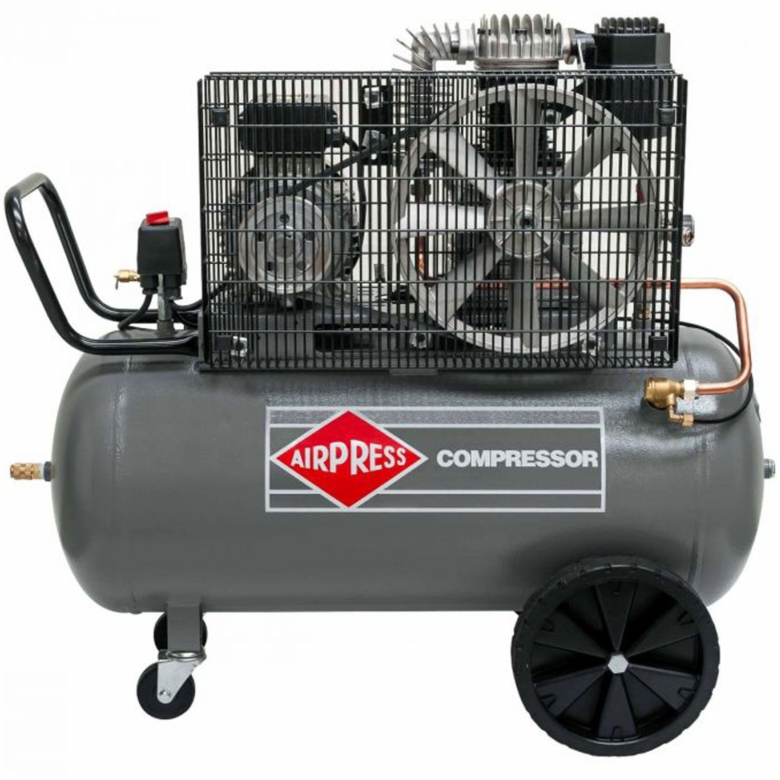 Airpress Kompressor Druckluft- Kompressor 3,0 PS 100 Liter 10 bar HL 425-100 Typ 360566, max. 10 bar, 100 l, 1 Stück