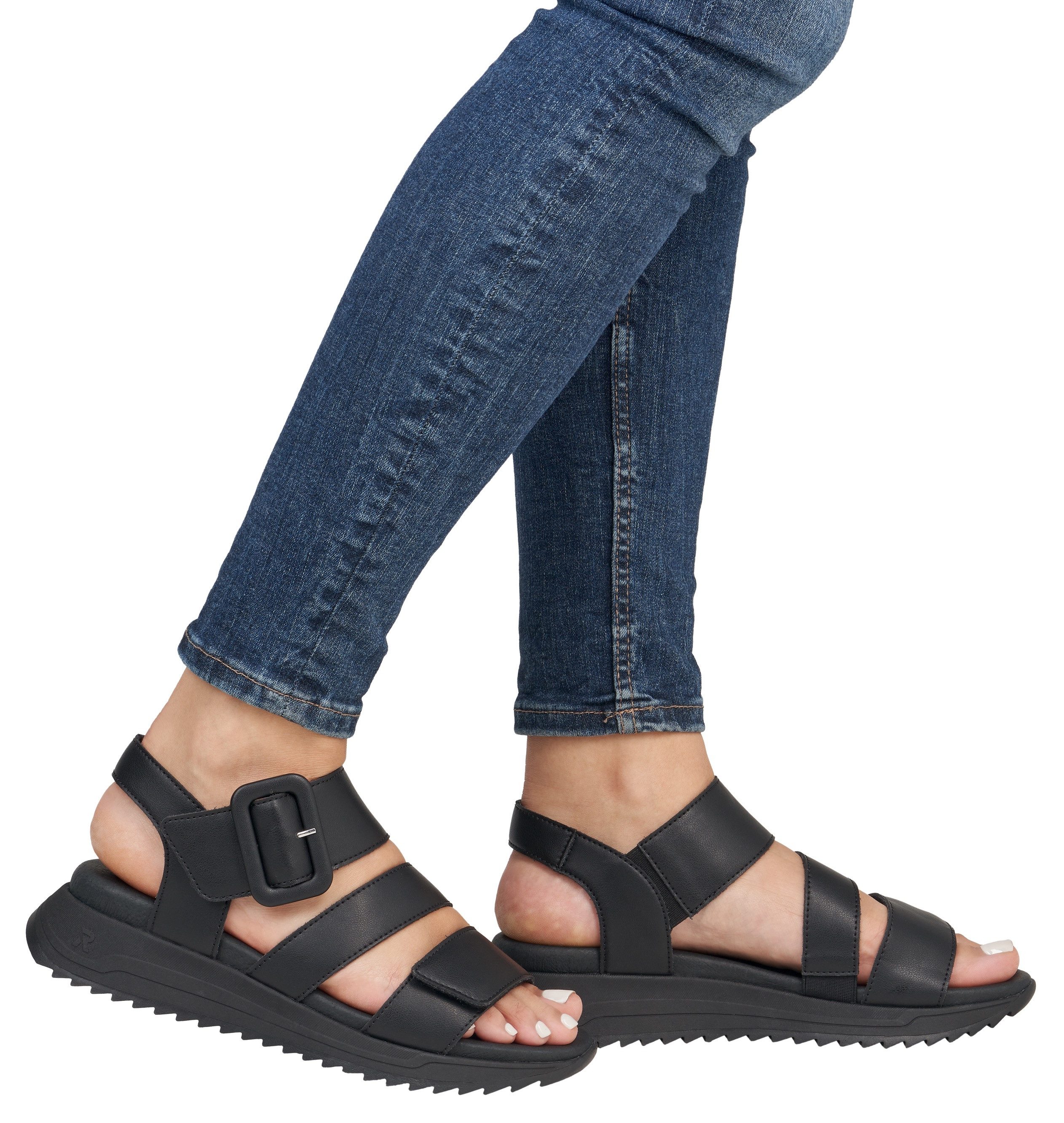 RIEKER Sport Riemchensandale Sommerschuh, Klettschuh, Outdoorsandale mit we günstig online kaufen