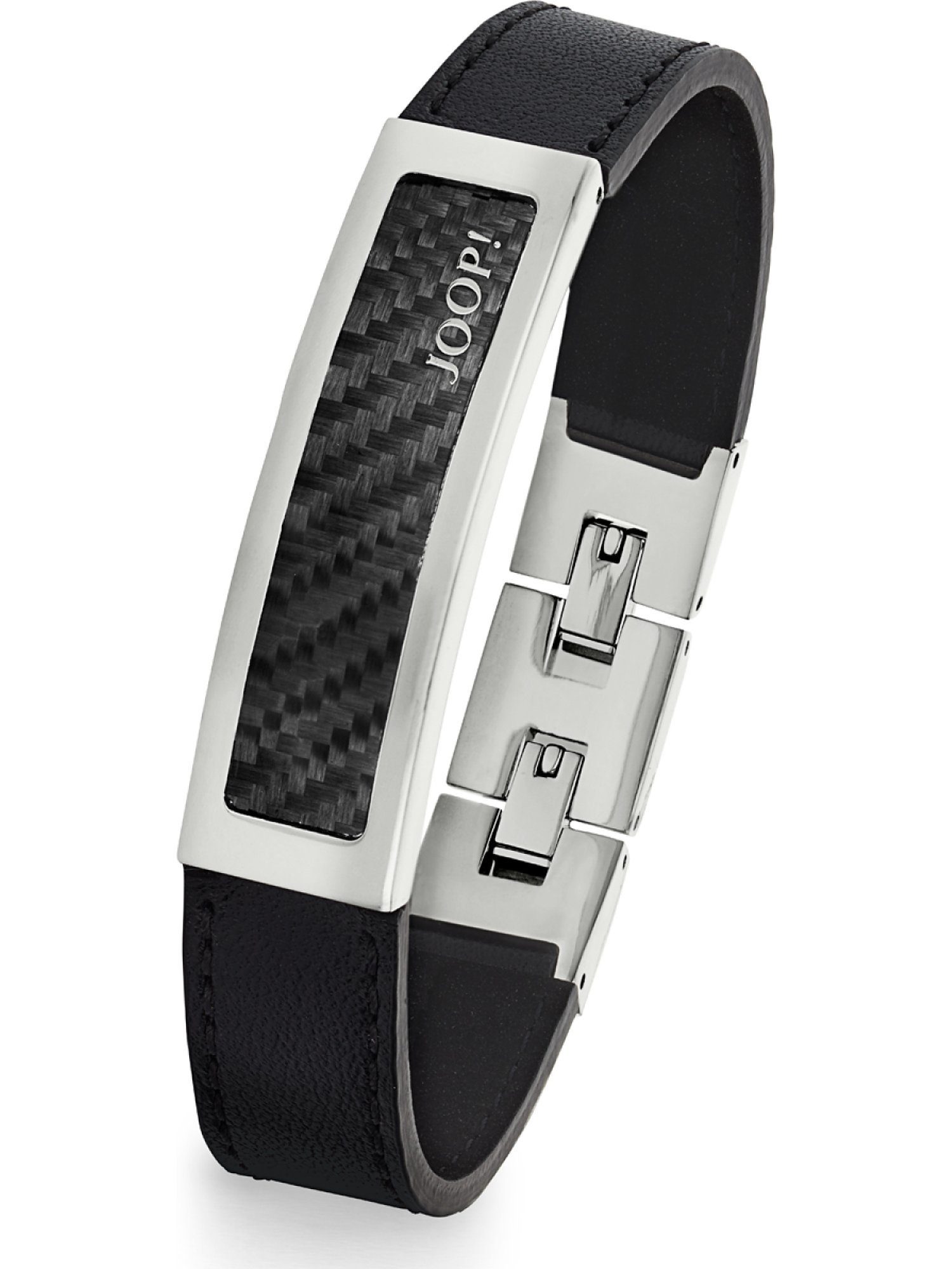 JOOP! Joop! Edelstahl, modern Herren-Armband Carbon, Armband