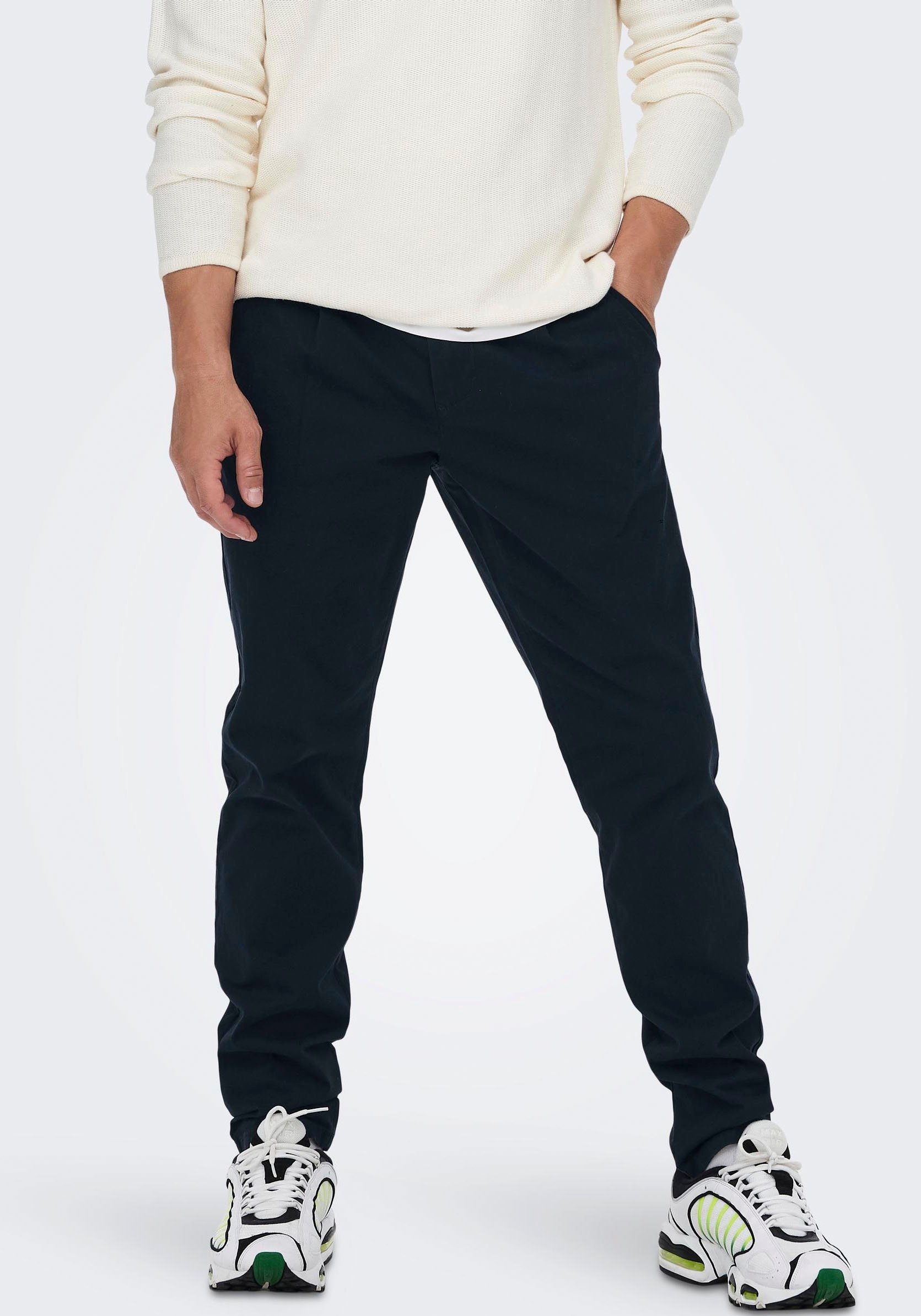 ONLY & Dark Navy SONS LIFE PK CHINO Chinohose 6775 ONSCAM