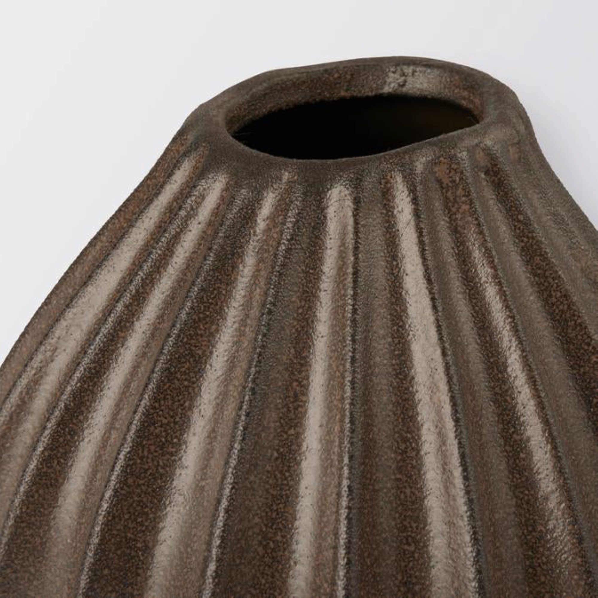 Broste Copenhagen Dekovase Broste Copenhagen Wide Keramik Vase