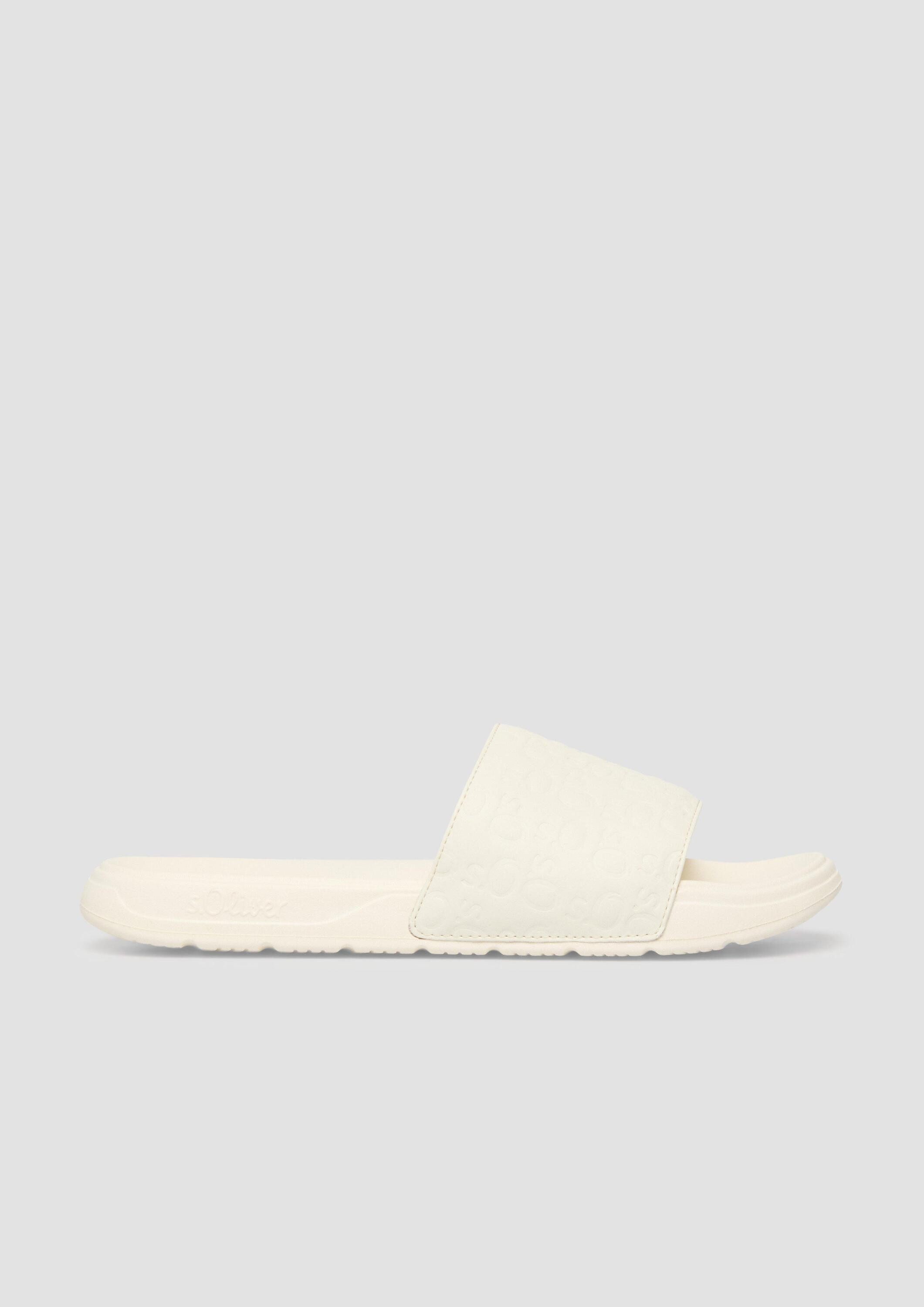 s.Oliver Pantoletten Schnürschuh Pantoletten mit Artwork