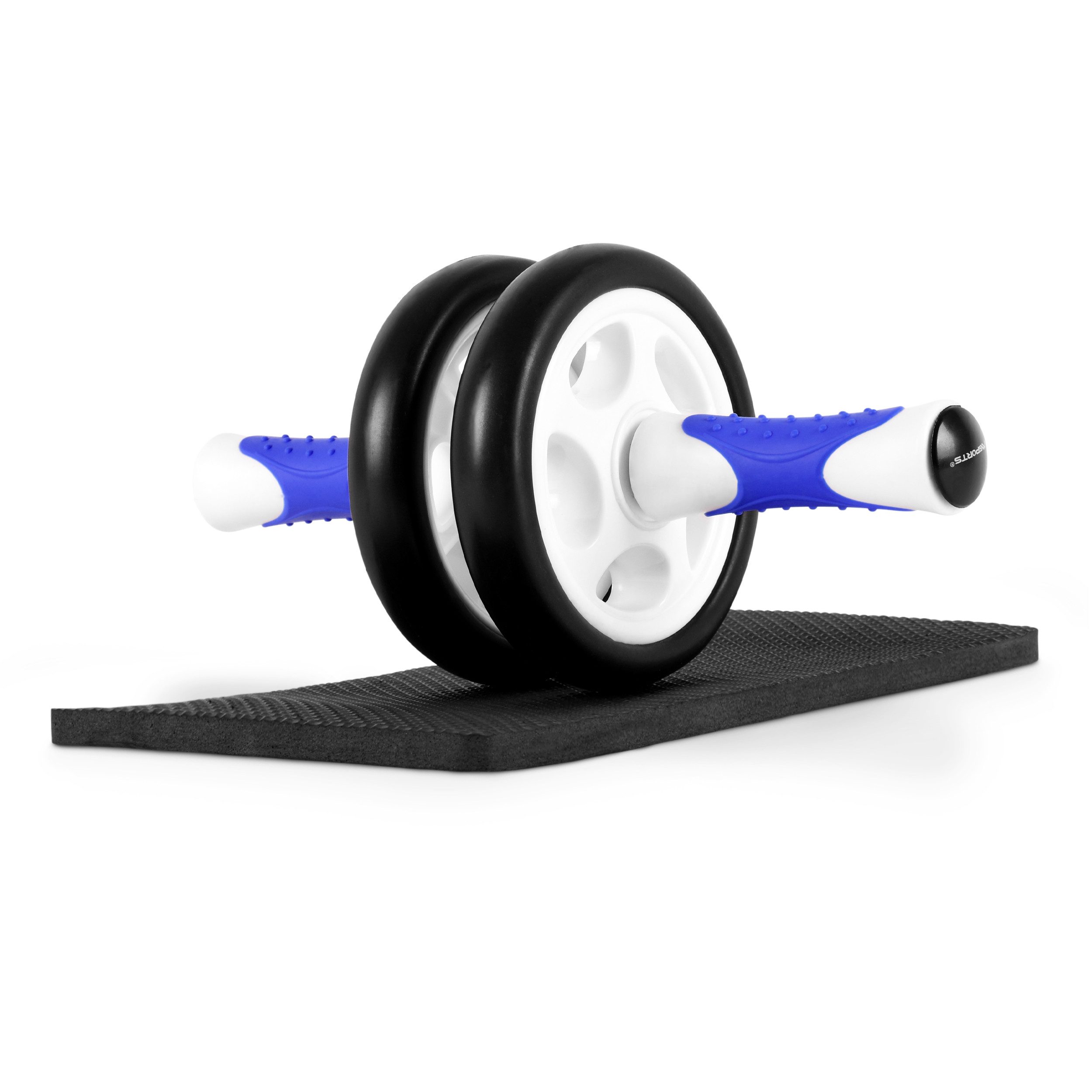 Bauchtrainer MSPORTS Bauchtrainer AB Roller Premium I Bauchtrainer mit Knieauflage