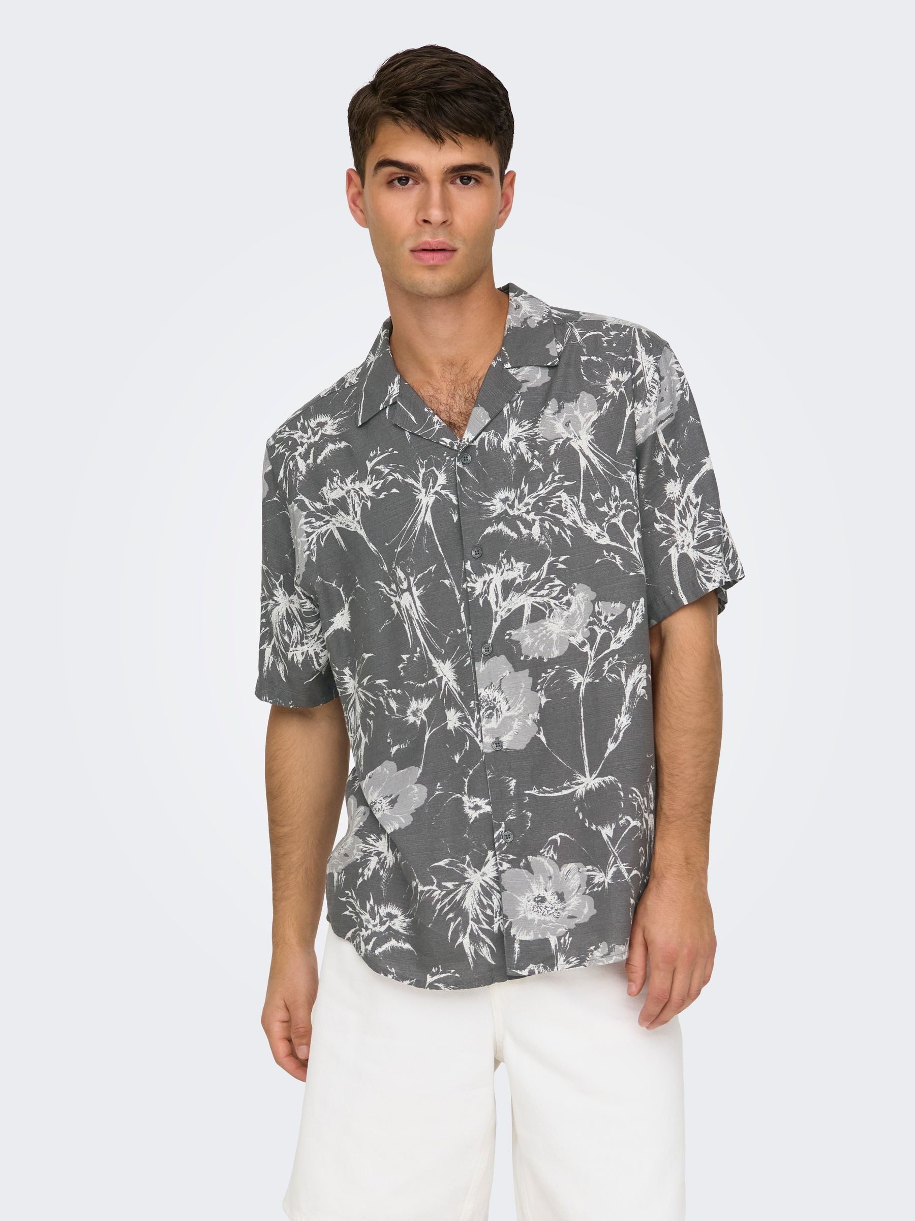ONLY & SONS Kurzarmhemd Kurzarm- mit günstig online kaufen