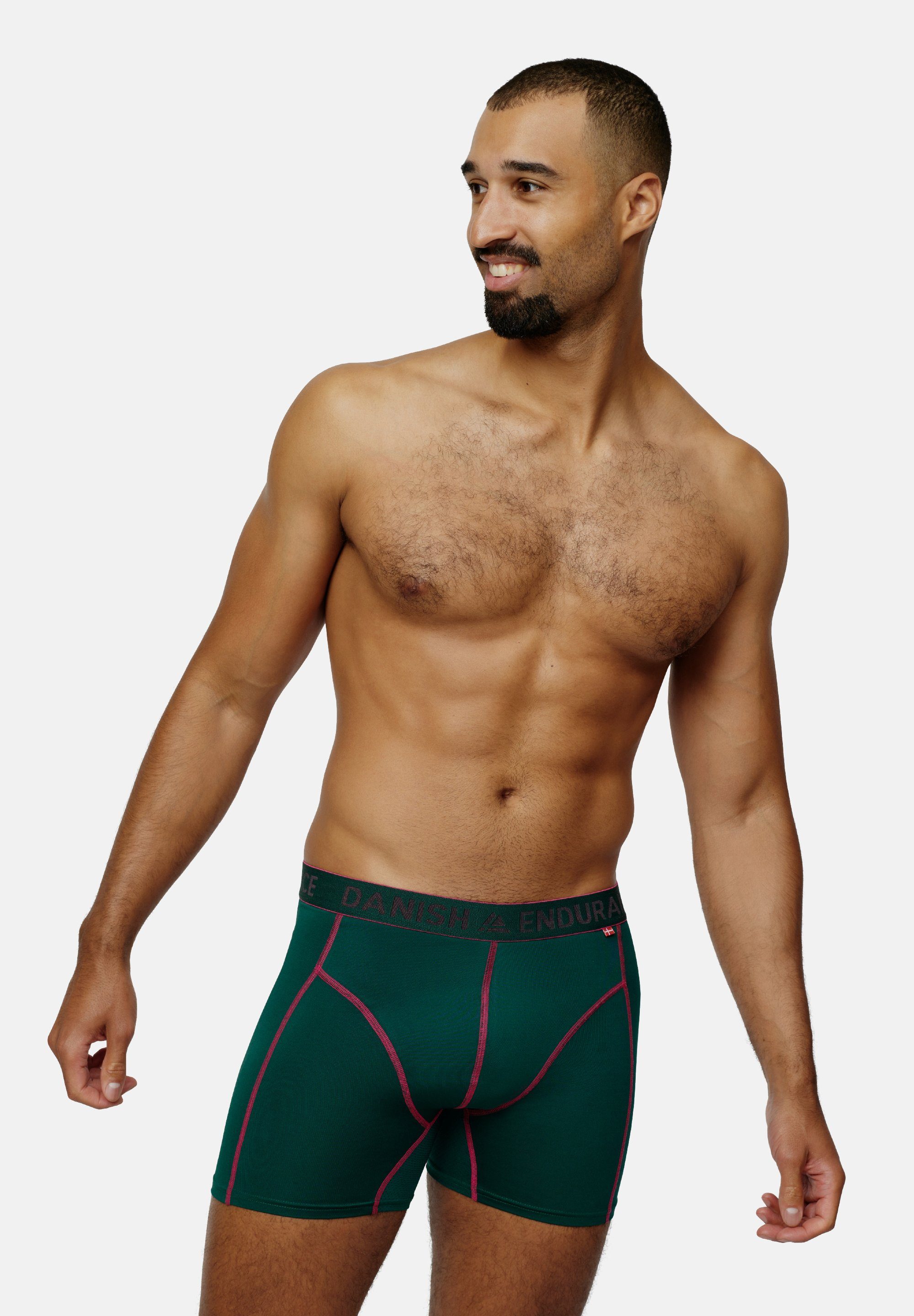 DANISH ENDURANCE Boxershorts Sports Trunks (6-St) Schnelltrocknende Sportunterhose, ohne Aufrollen & Verrutschen