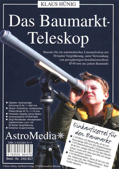 Astromedia Experimentierkasten Das Baumarkt-Teleskop