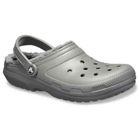 Crocs Classic Lined Clog Hausschuh, Gartenschuh, Schlappen, Clog, mit kuscheligem Fellimitat