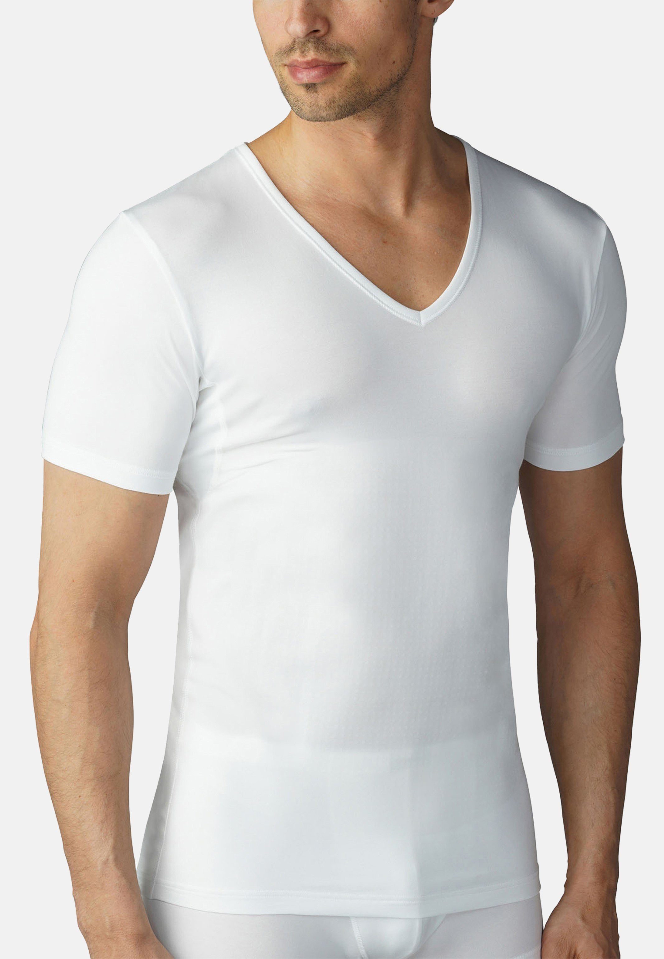 Mey Unterhemd Dry Cotton (1-St) Unterhemd / Shirt Kurzarm - Baumwolle - Thermoregulierend Weiß