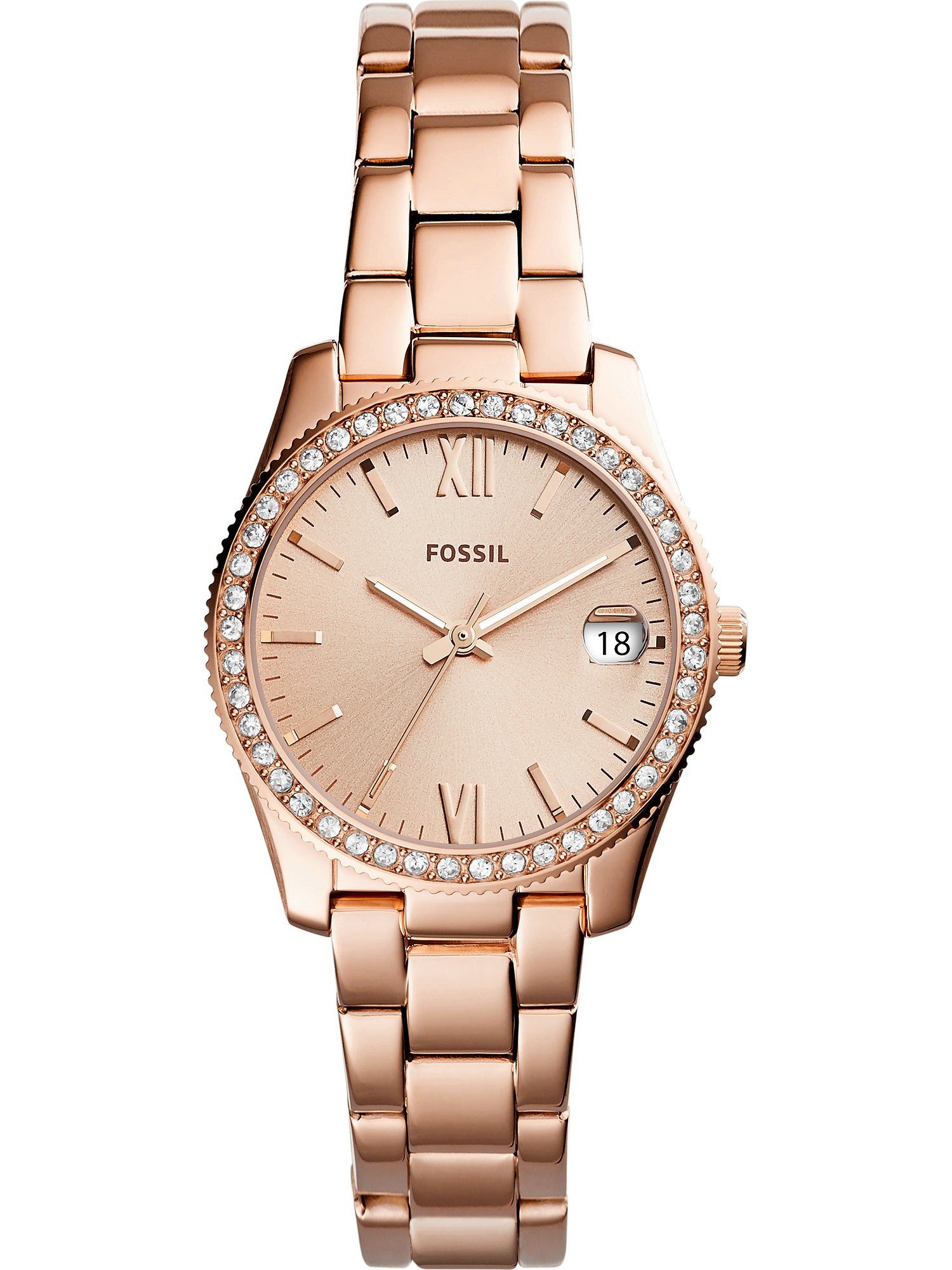 Fossil Quarzuhr Fossil Damen-Uhren Analog Quarz günstig online kaufen