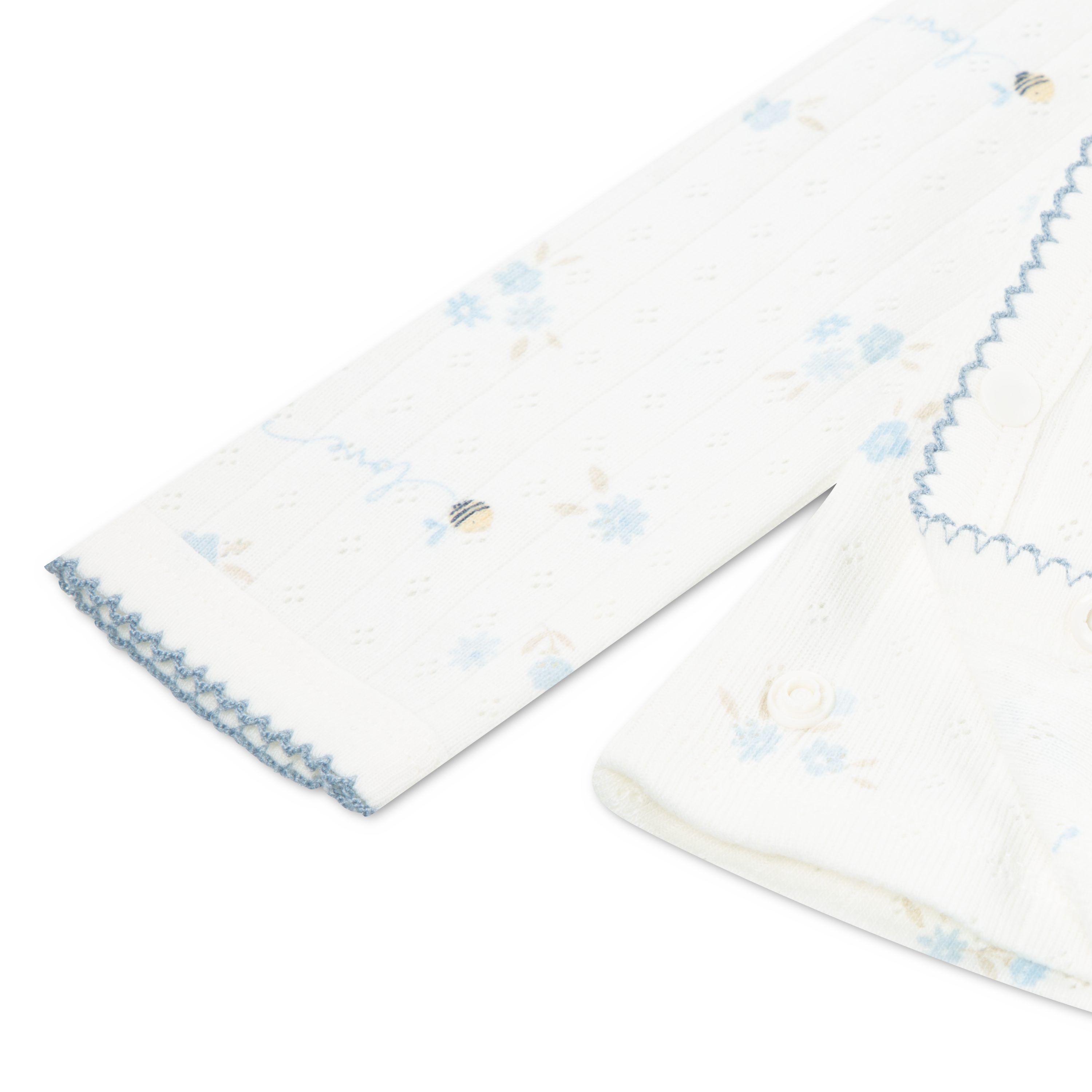 HUGGIES babywear Langarmshirt & Hose HUGG FOOTED PANT SET+ATTACHMEN (Set) mit All-Over Print – Bild 3 von 5