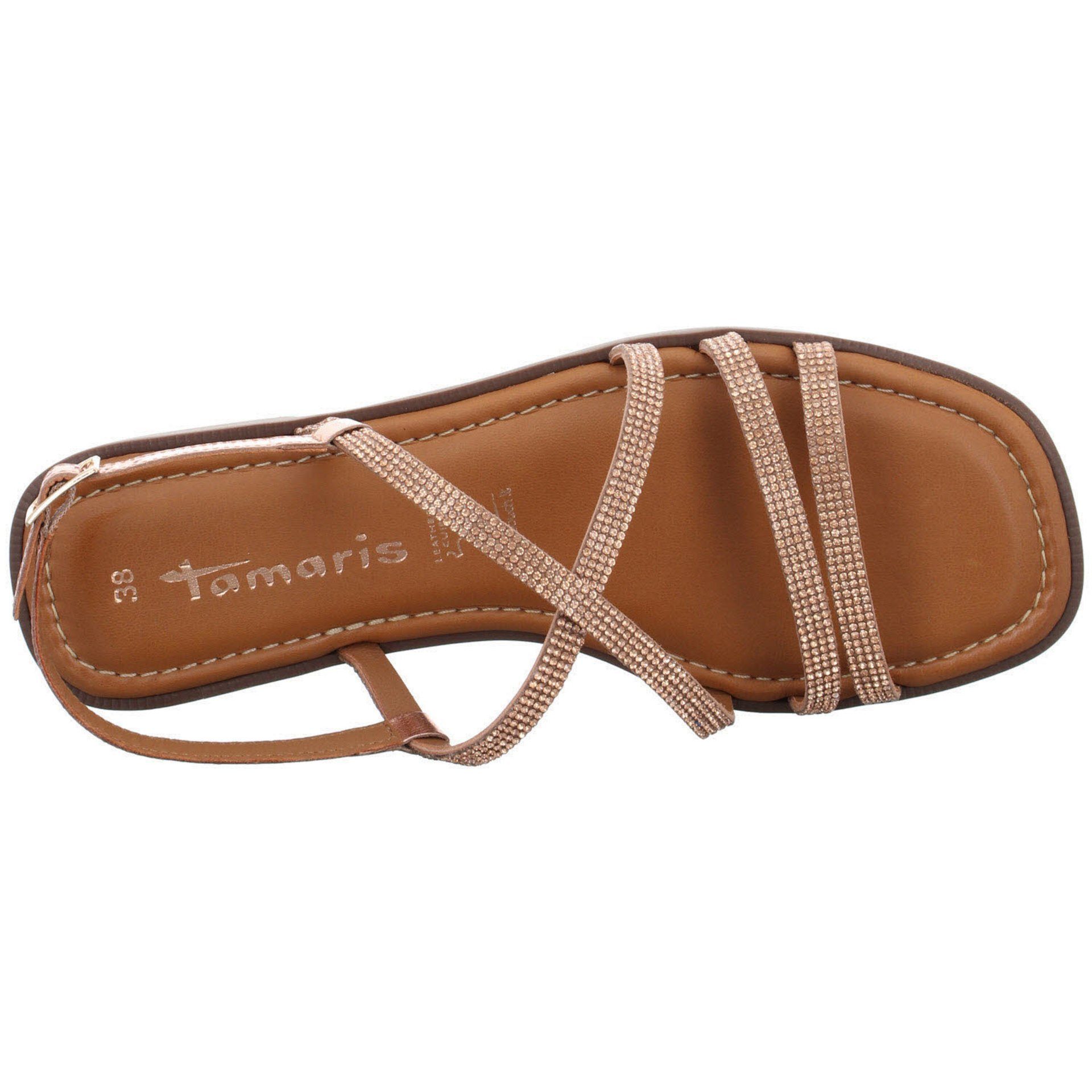 Riemchensandalen GLAM Tamaris Sandale Glattleder Riemchensandale Damen COPPER