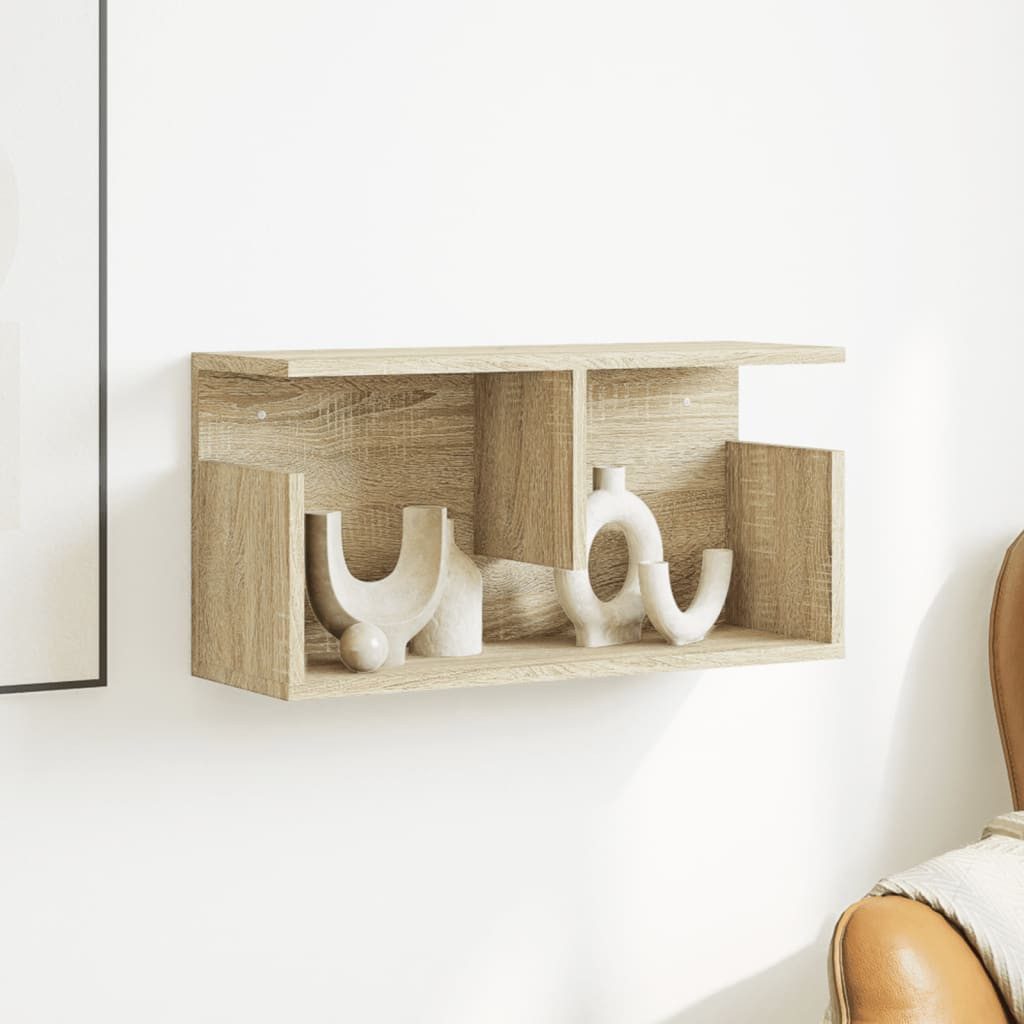 vidaXL Regal Wandschrank 60x20x30 cm Sonoma-Eiche günstig online kaufen