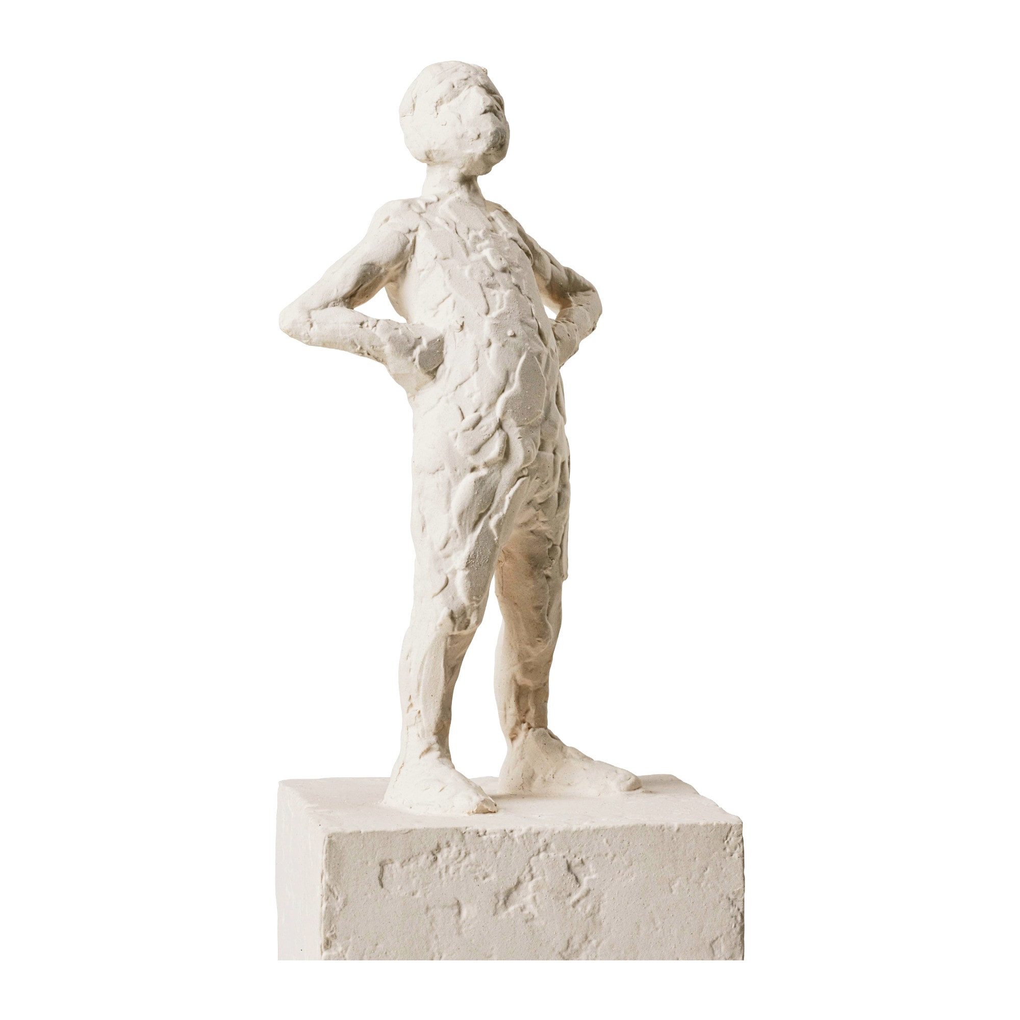 Kähler Dekofigur Kähler Astro Leo Löwe H30 Steinzeug Weiß