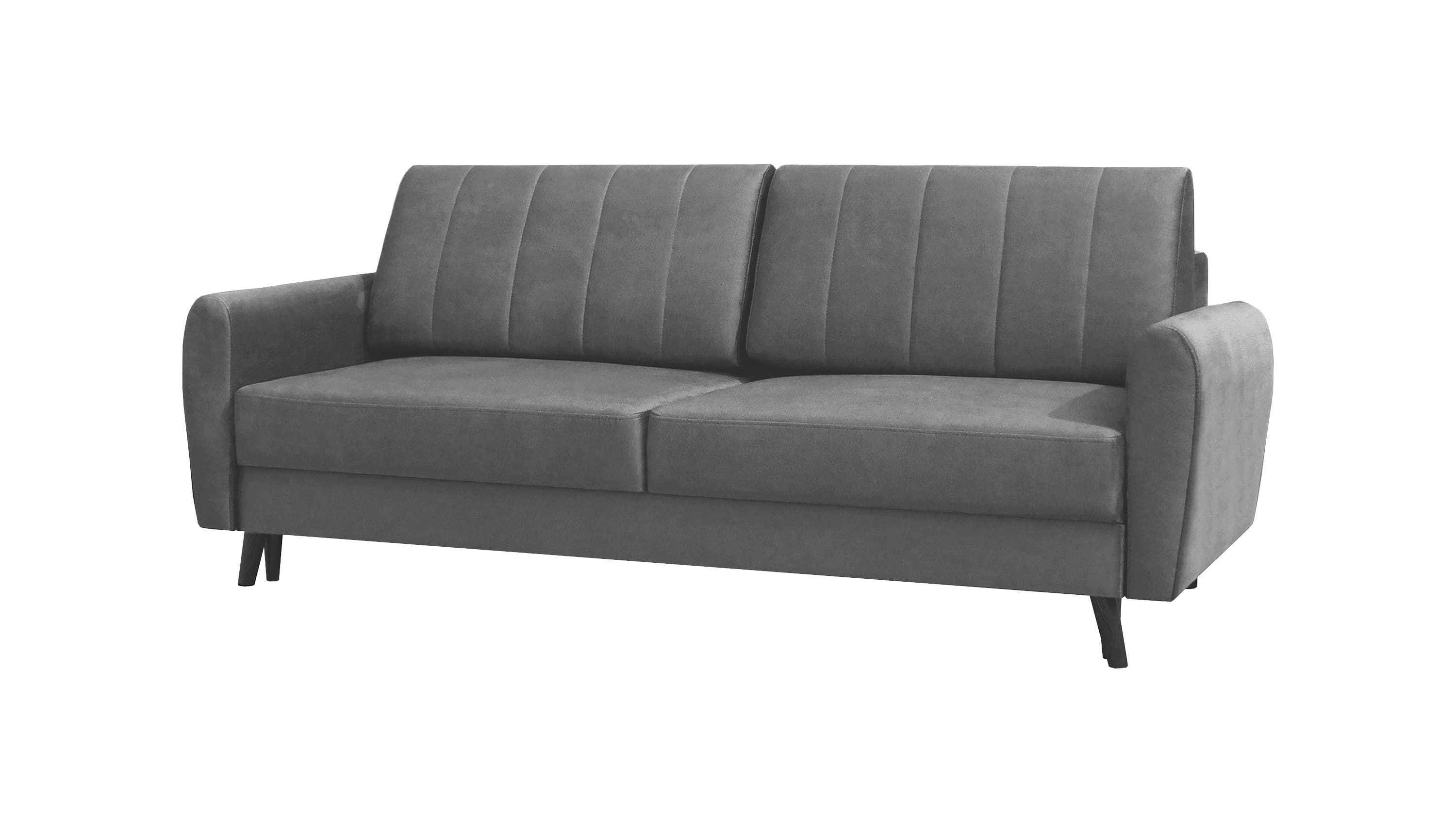 MOEBLO Schlafsofa DEILA, Sofa Couch für Wohnzimmer, Schlafsofa Federkern Sofagarnitur Polstersofa Wohnlandschaft, mit Relaxfunktion