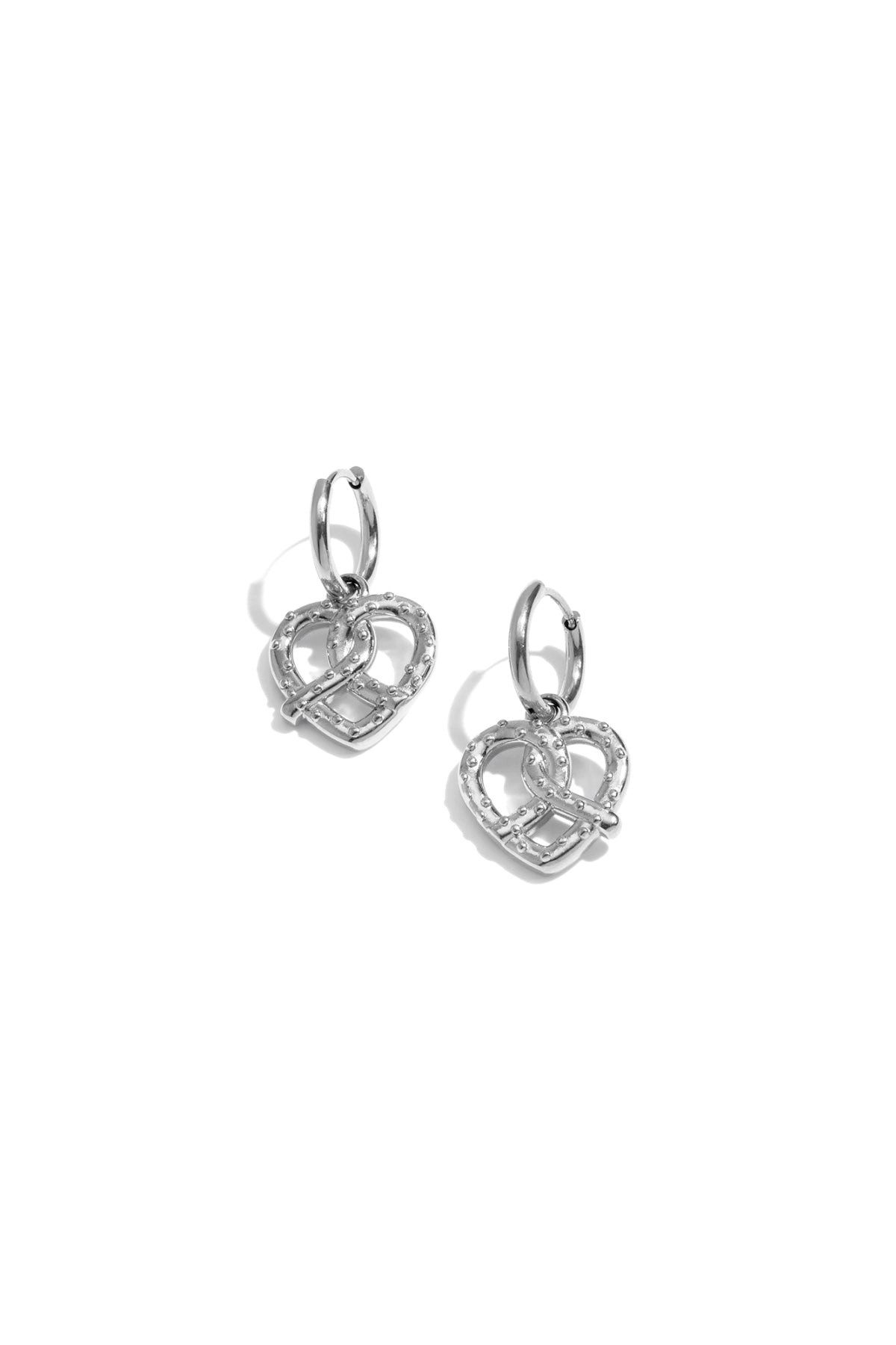 Cala Rose Paar Creolen PRETZEL LOVE