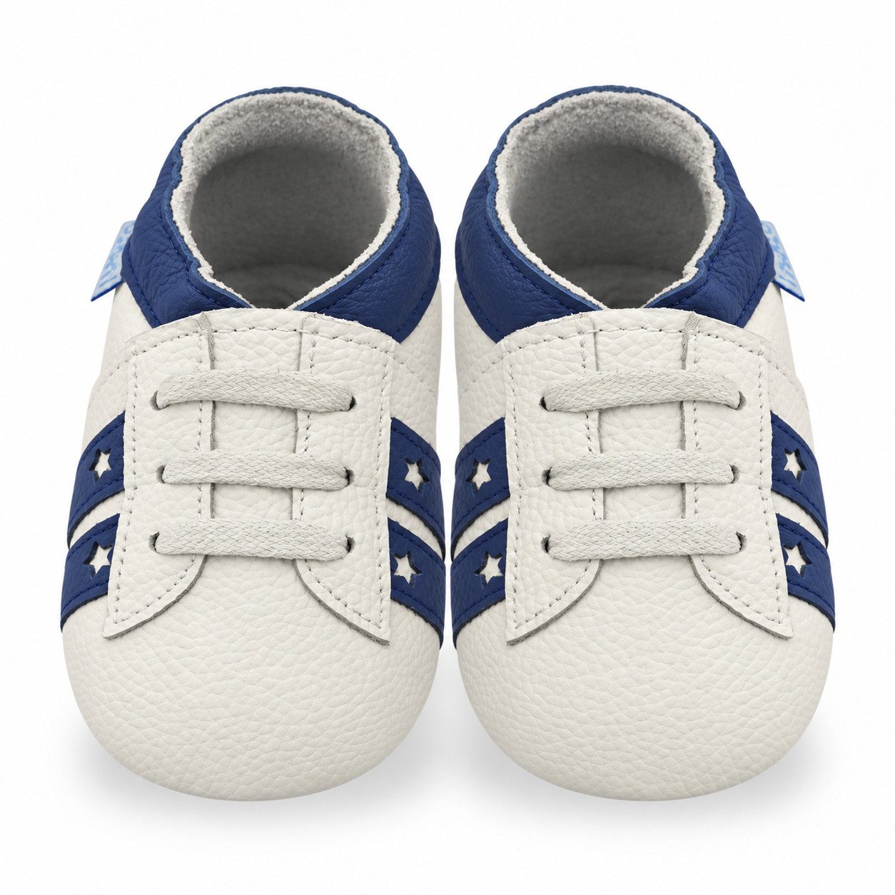 Yalion Yalion Baby Leder Lauflernschuhe – Weiche Ledersohle, Elastisch Krabbelschuh elastisch