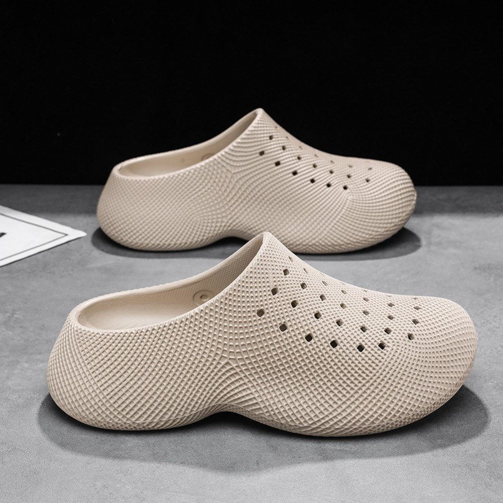 HUSK'SWARE Bequeme Freizeitclogs Clog (Modischer Freizeitlook, Atmungsaktive Belüftungsöffnungen) Weiches & flexibles EVA-Material Rutschfeste Sohle