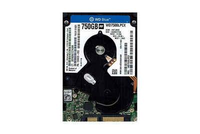 WD WD Blue 750 GB internal HDD 2.5" SATA 6Gb/s 5400 RPM 16 MB Cache WD75 interne HDD-Festplatte