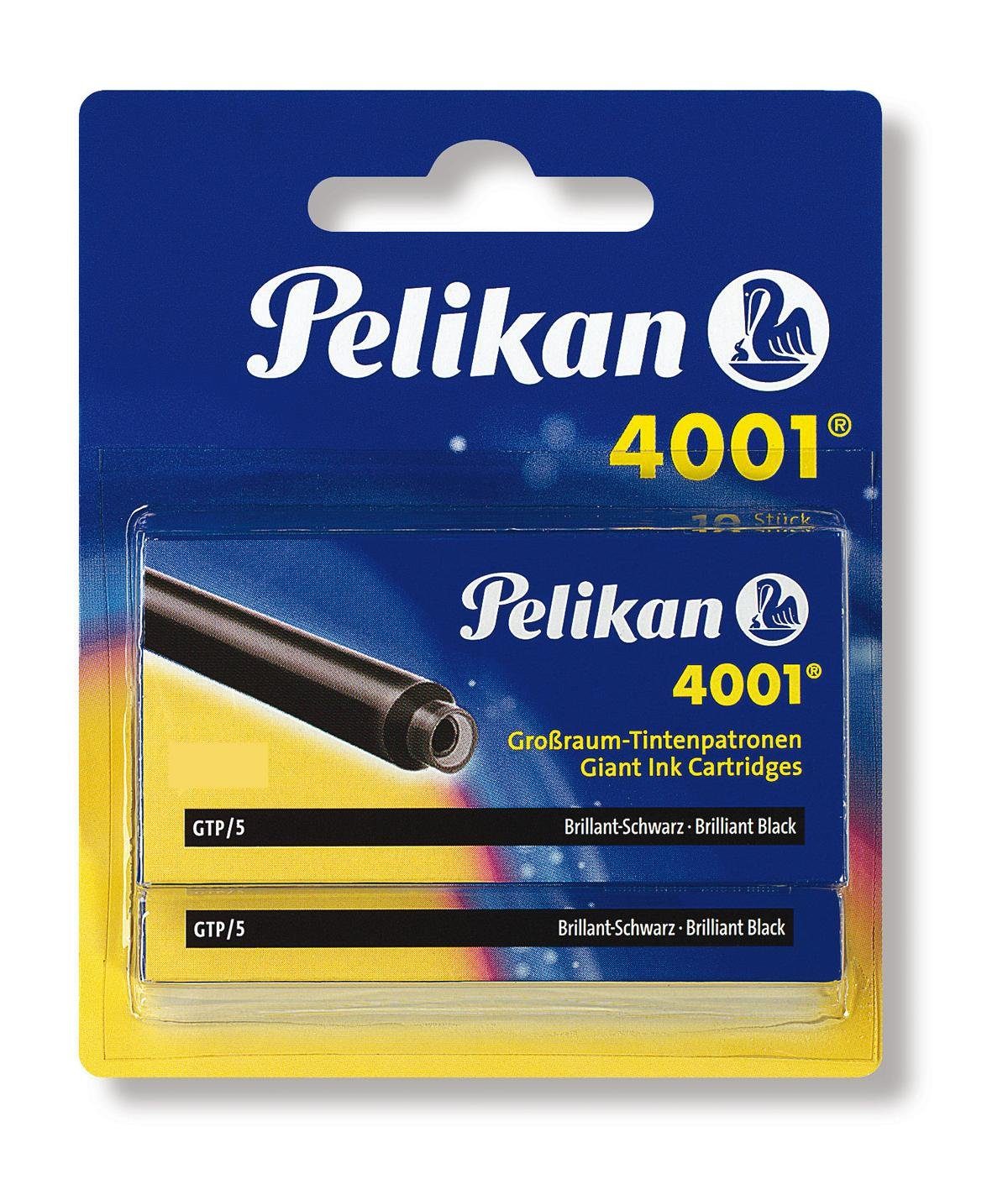 20 Pelikan Großraum Tintenpatronen 4001® /Füllerpatronen/Farbe: brilla Tintenpatrone
