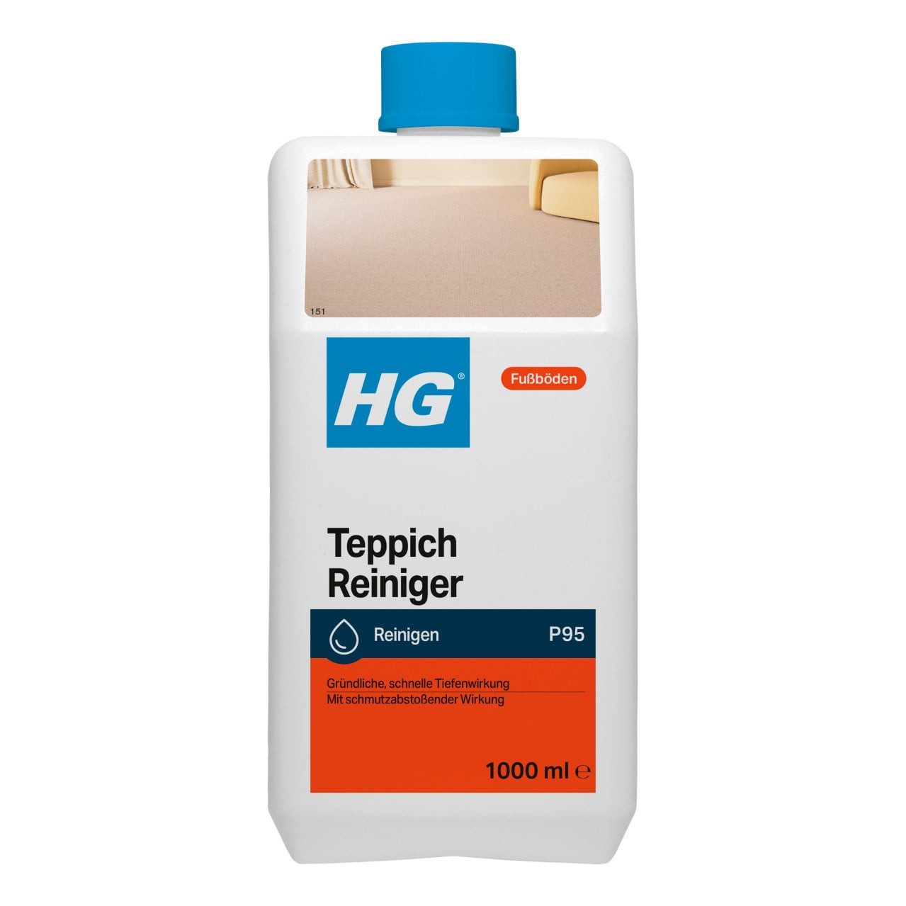 HG International B.V. HG Teppichreiniger 1 L Teppichreiniger