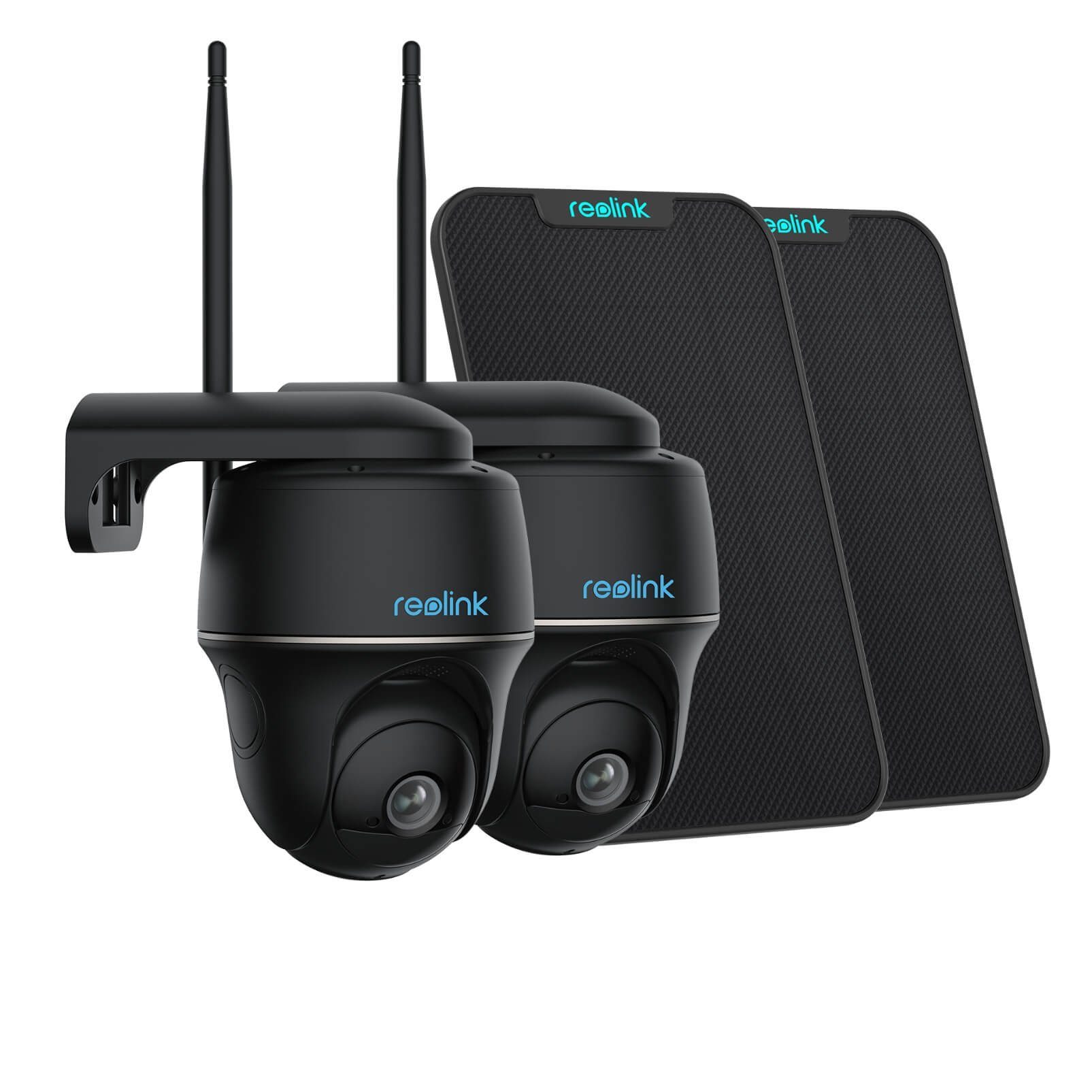 Reolink Überwachungskamera Argus PT Pro+Solarpanel 4MP Akku WLAN IP (2,4/5GHz WiFi,Personen-/Fahrzeugerkennung, PIR-Sensor, 2-Wege-Audio)
