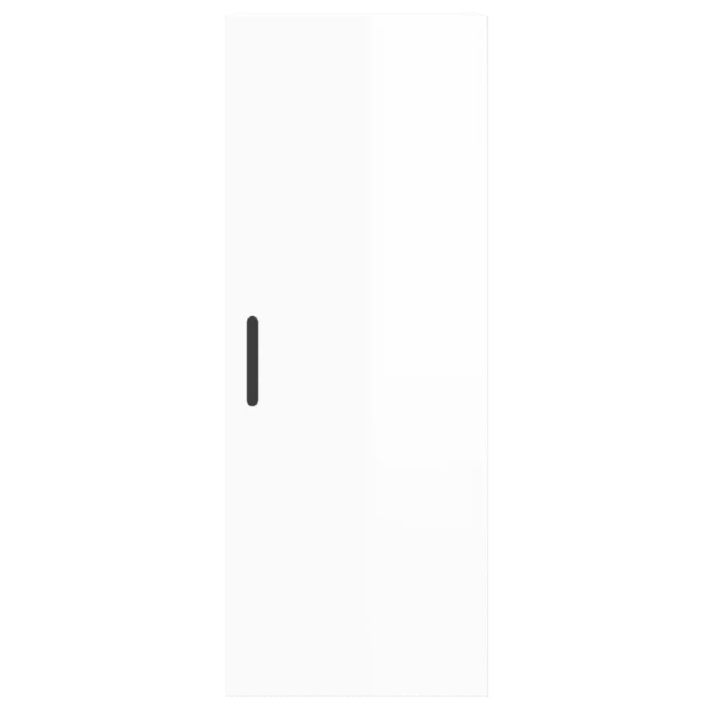 Hochglanz-Weiß Sideboard 34,5x34x90 Wandschrank cm (1 vidaXL St)