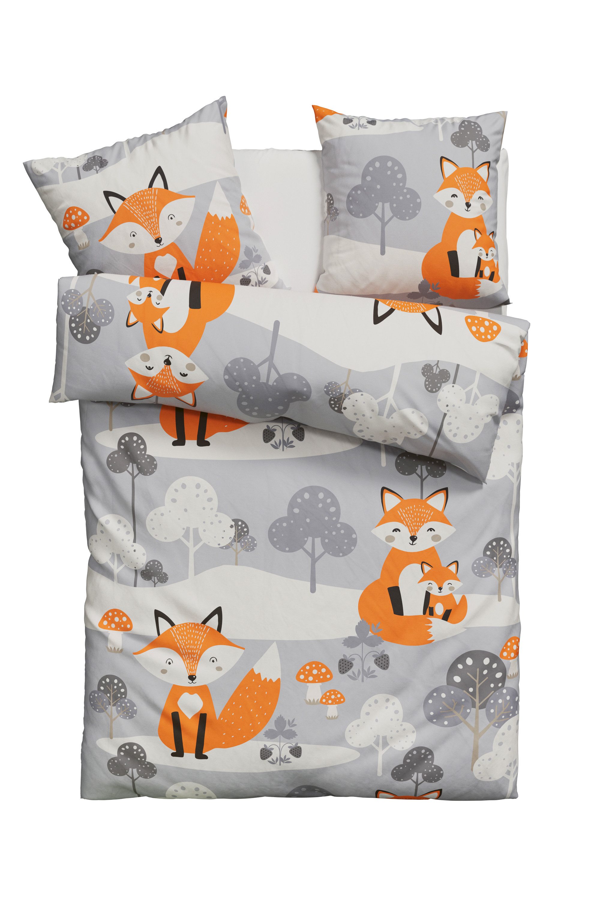 my home Bettwäsche Physalis, Linon, 2 teilig, in Gr. 135x200 oder 155x220 c günstig online kaufen