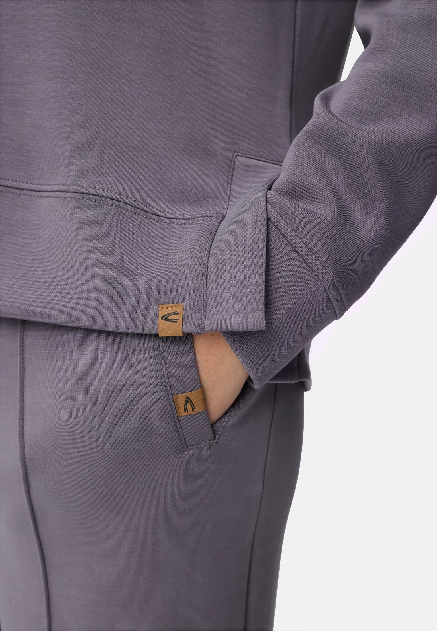 camel active Hoodie im Relaxed Fit Langarm