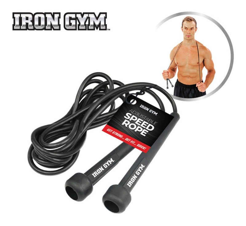 JOKA international Springseil Iron Gym Adjustable Speed Rope